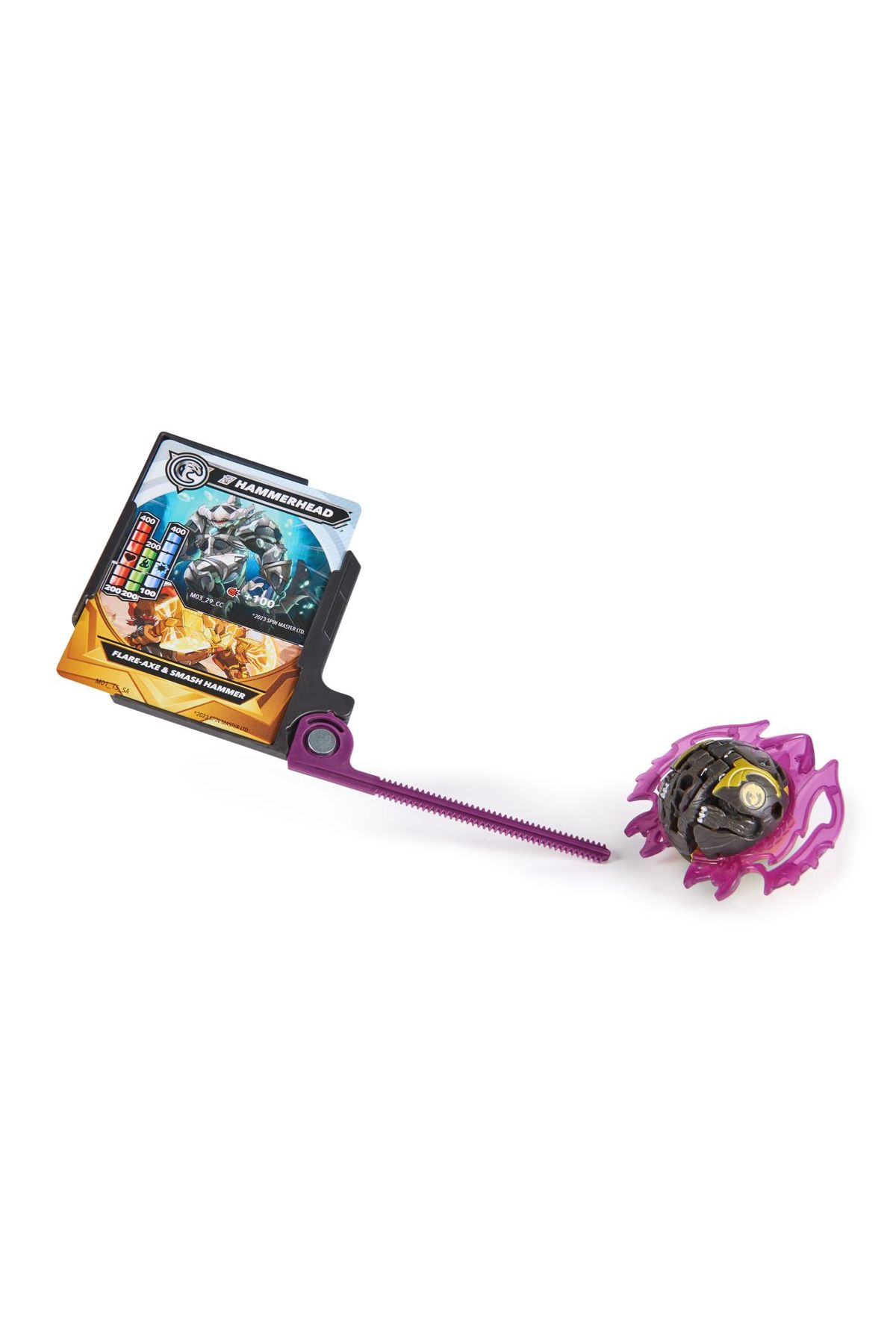 SPIN MASTERR-Bakugan starter pack dragonoid titanium hammerhead butterclaw 5