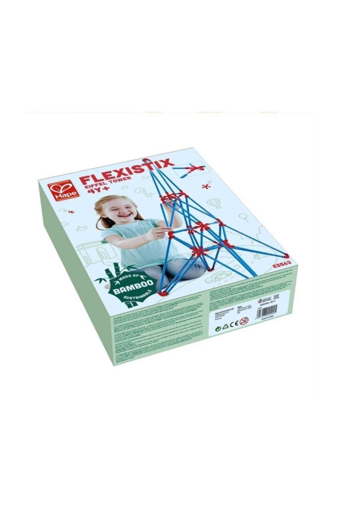 Hape-Jucărie Flexistix din Bambus - Turnul Eiffel (62 BUCĂȚI) 5
