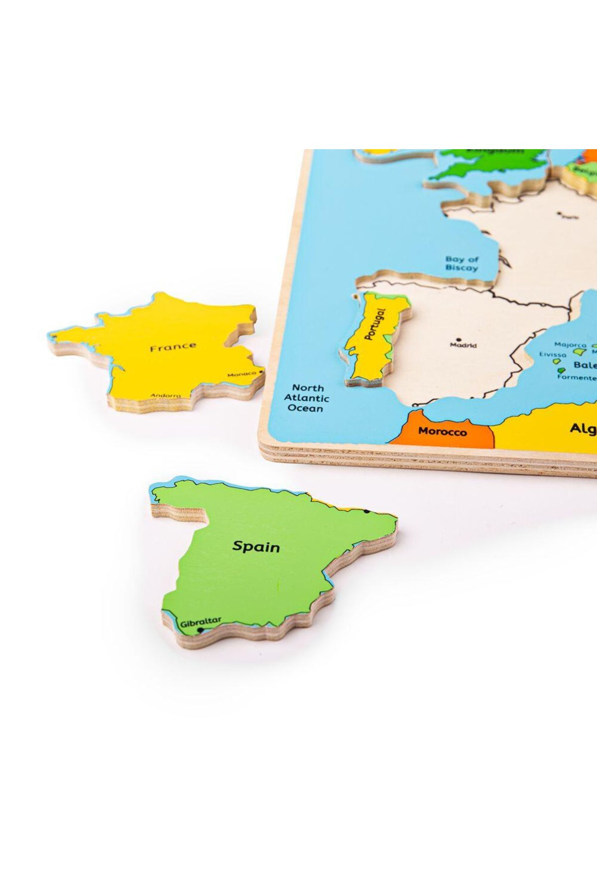 BIGJIGS Toys-Puzzle incastru harta Europei 6