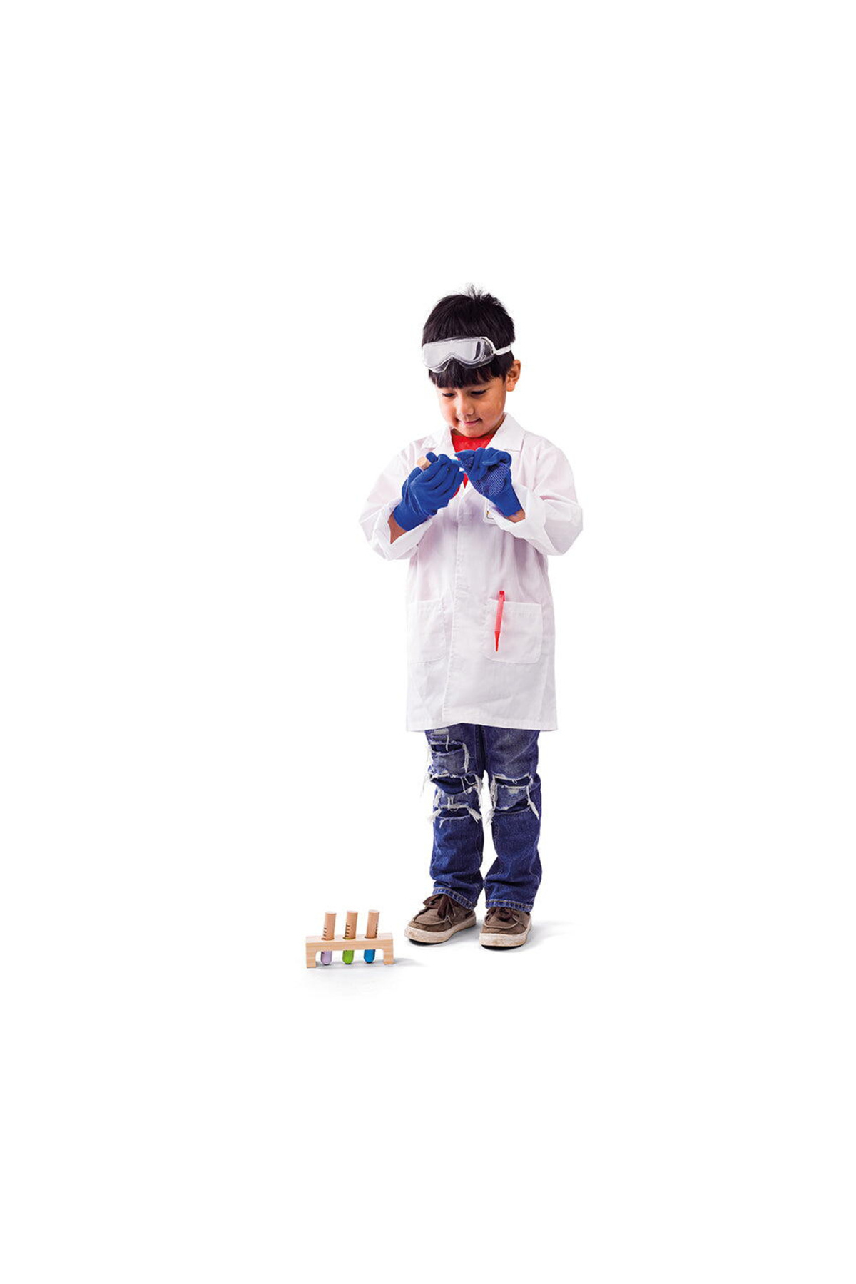 BigJigs-Set costum si accesorii de laborator pentru copii 6
