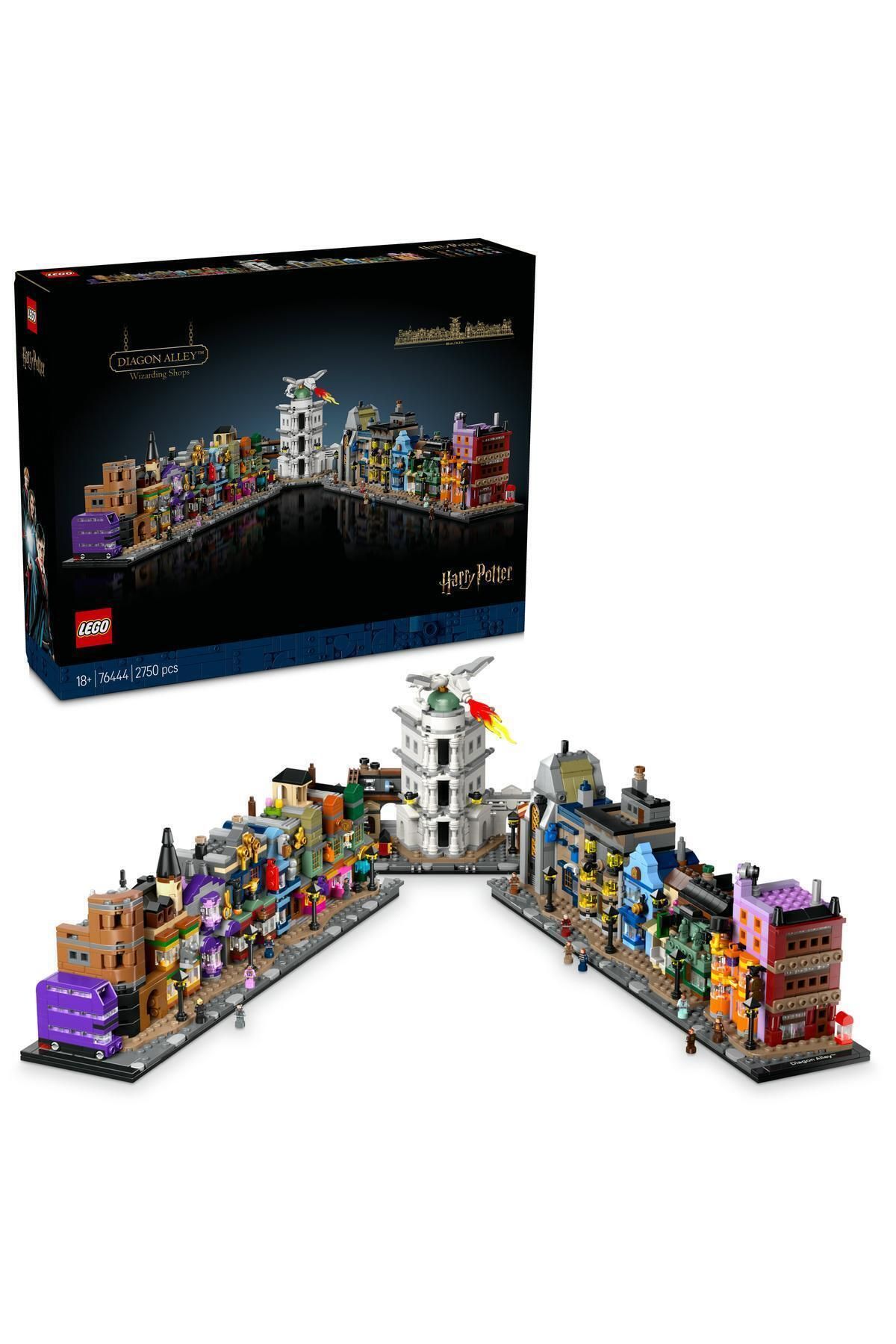 LEGO Harry Potter Diagon Road Magician - Set De Construcție 2750 De Bucăți Pentru Adulți - One Size