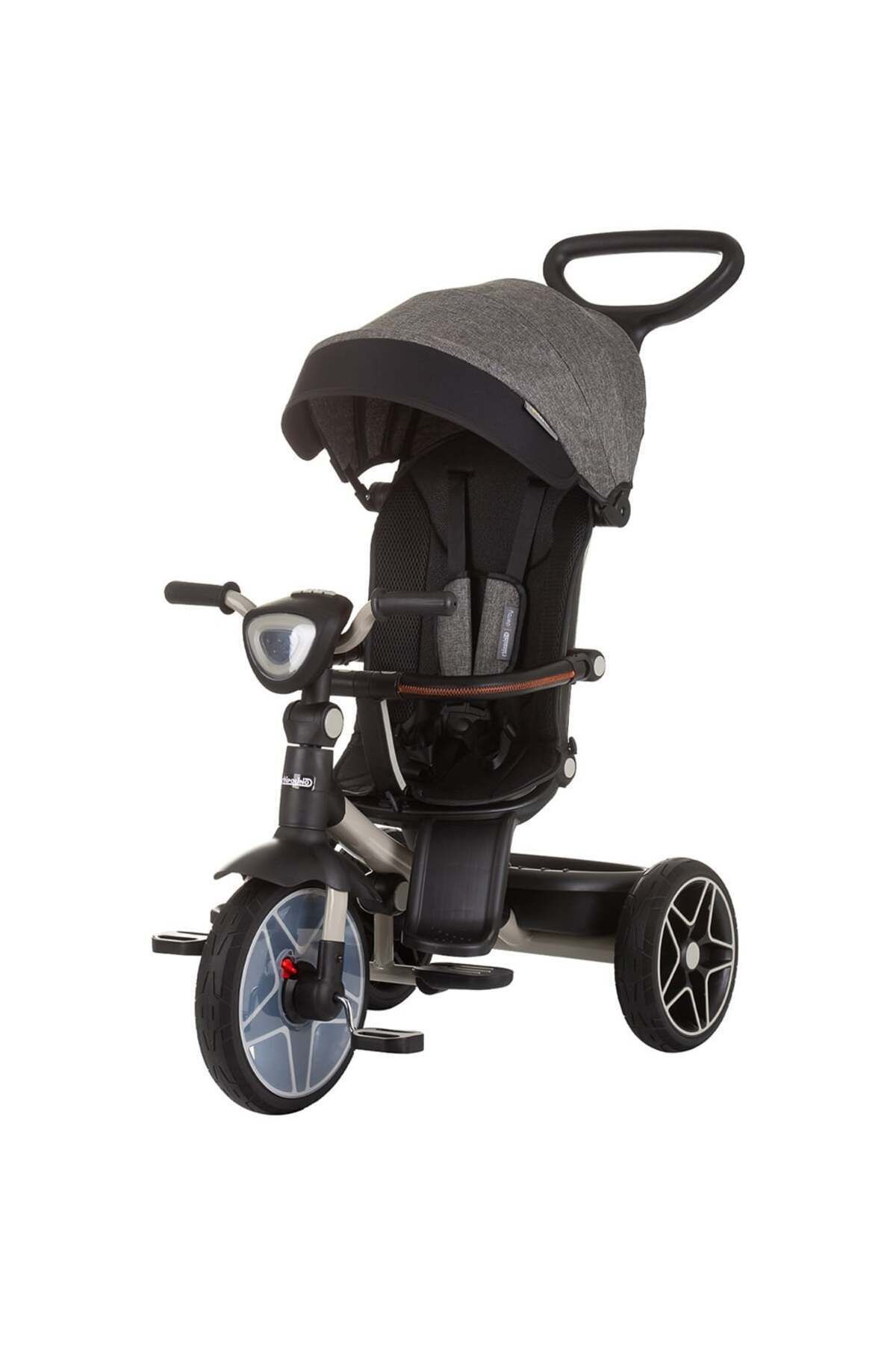 Chipolino Tricicletă Cu Copertină Și Scaun Reversibil Derby Granite - One Size