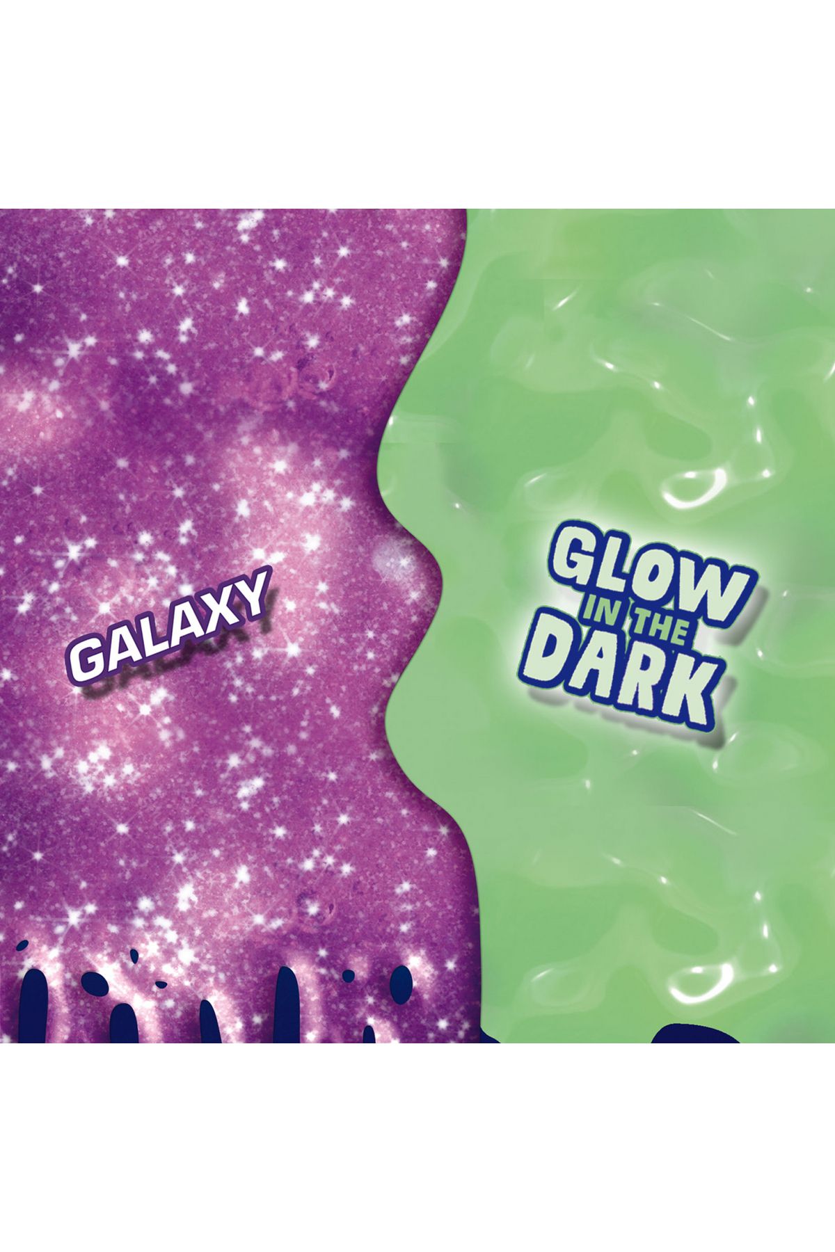 SES Creative-Slime colorat fluorescent cu sclipici pentru copii (2x120 gr.) 3