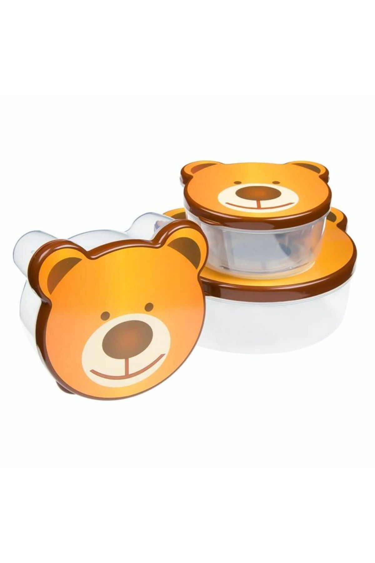 Micostore Set 4 Caserole Alimente In Forma De Ursulet, Marimi Diferite - One Size
