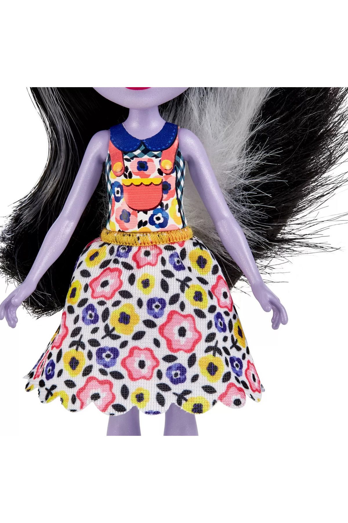 mattel-Enchantimals Sisters and Pets Doll Set Sage Skunk and Caper and Sabella Skunk and Striper 6
