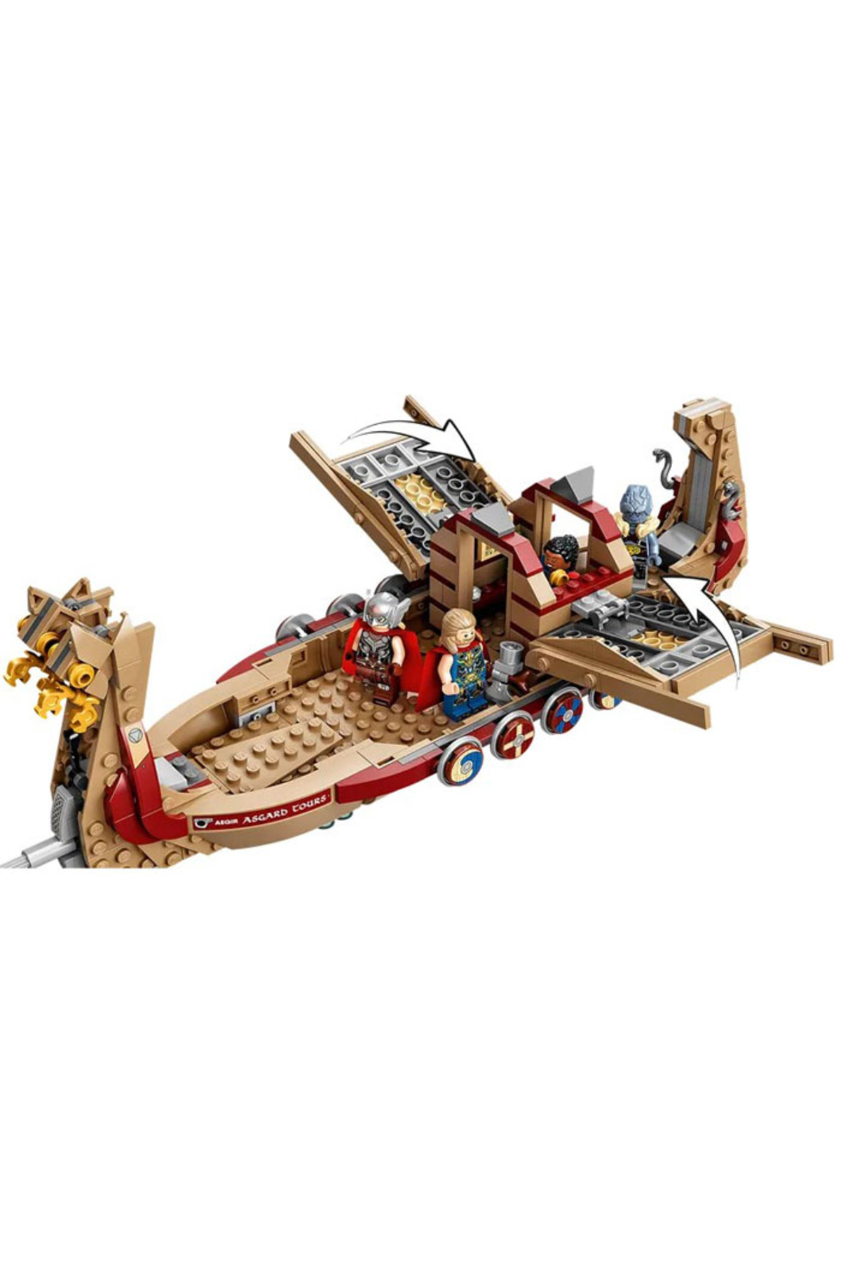 گوَت بُوت ۷۶۲۰۸ – ست ساختنی اسباببازی کلکسیونی با ۵ مینیفیگور برای سنین ۸ سال و بالاتر (۵۶۴ قطعه)