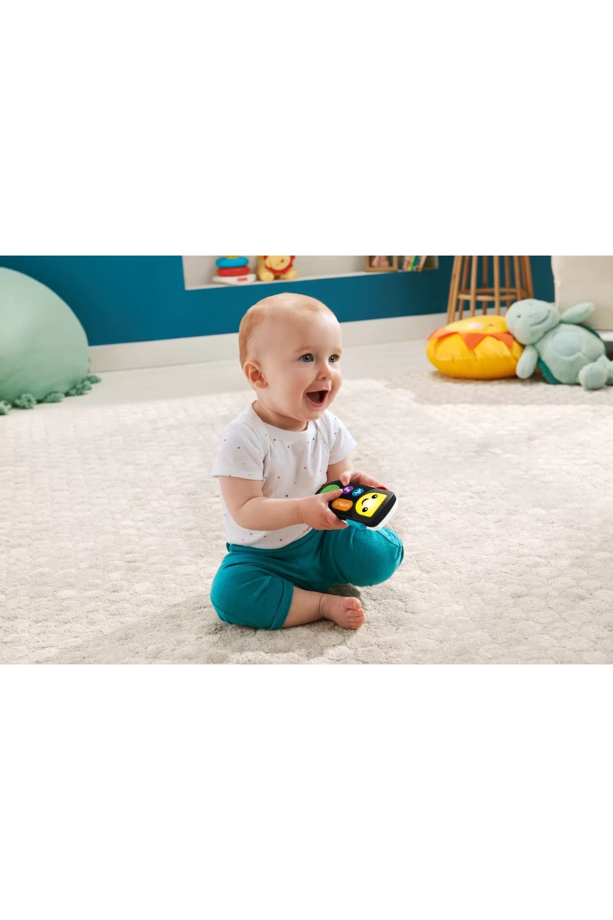 mattel-Fisher Price Laugh&learn Interactive Remote Control in Romanian 3