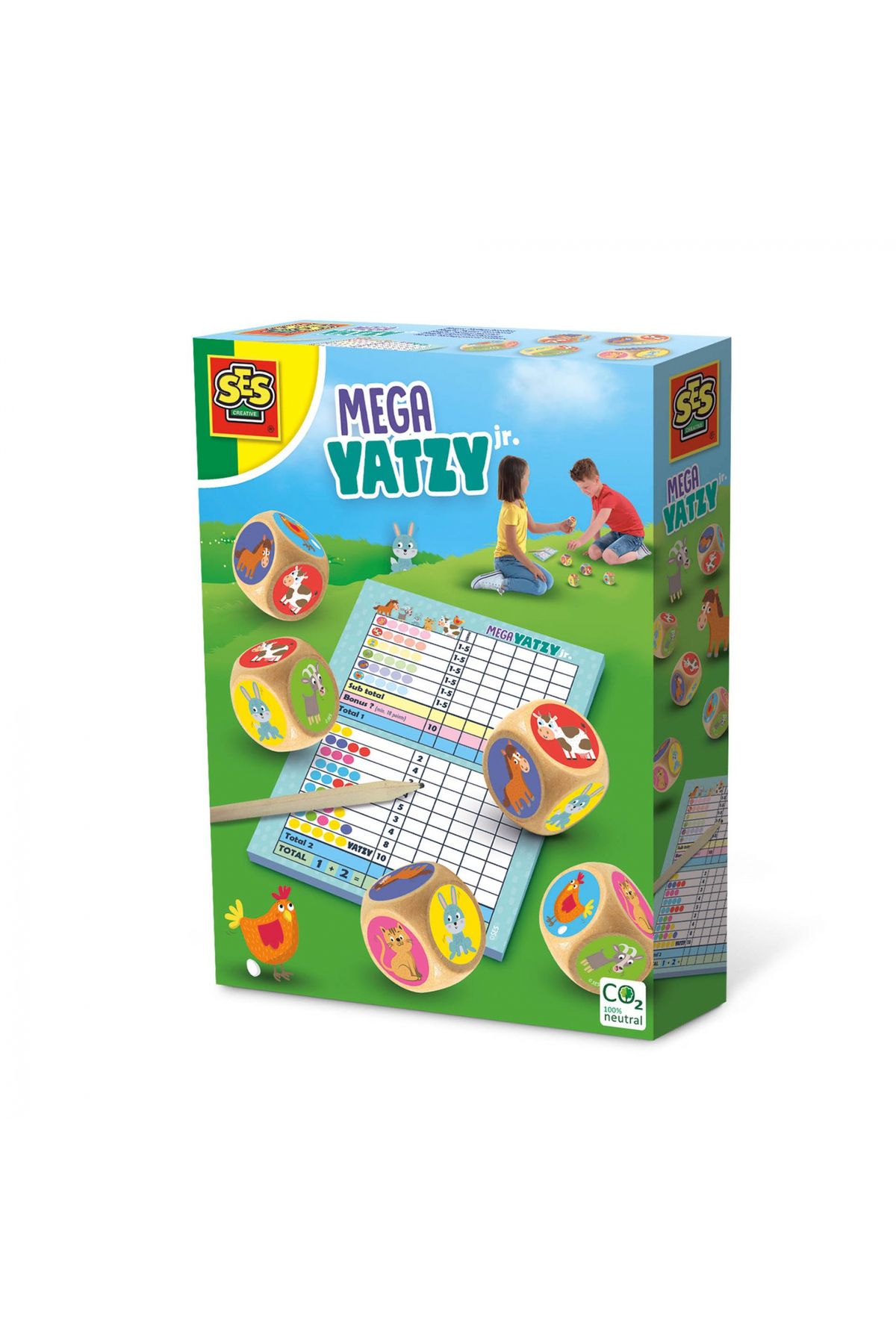 SES Creative Joc De Petrecere Pentru Copii - Mega Yatzy Junior - One Size