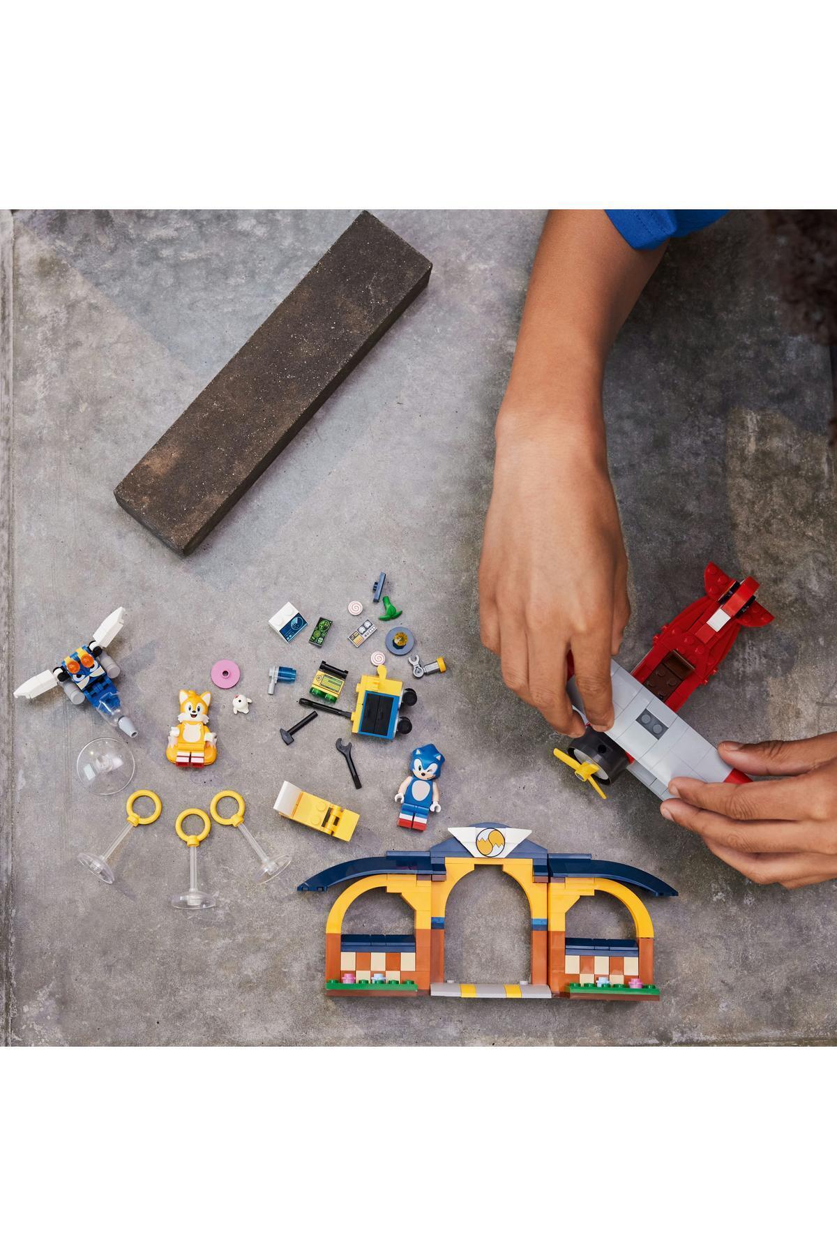 Omrx سونیک خارپشت: کارگاه و هواپیمای گردباد تیلز ۷۶۹۹۱ (۳۷۶ قطعه) مجموعه ستارهای