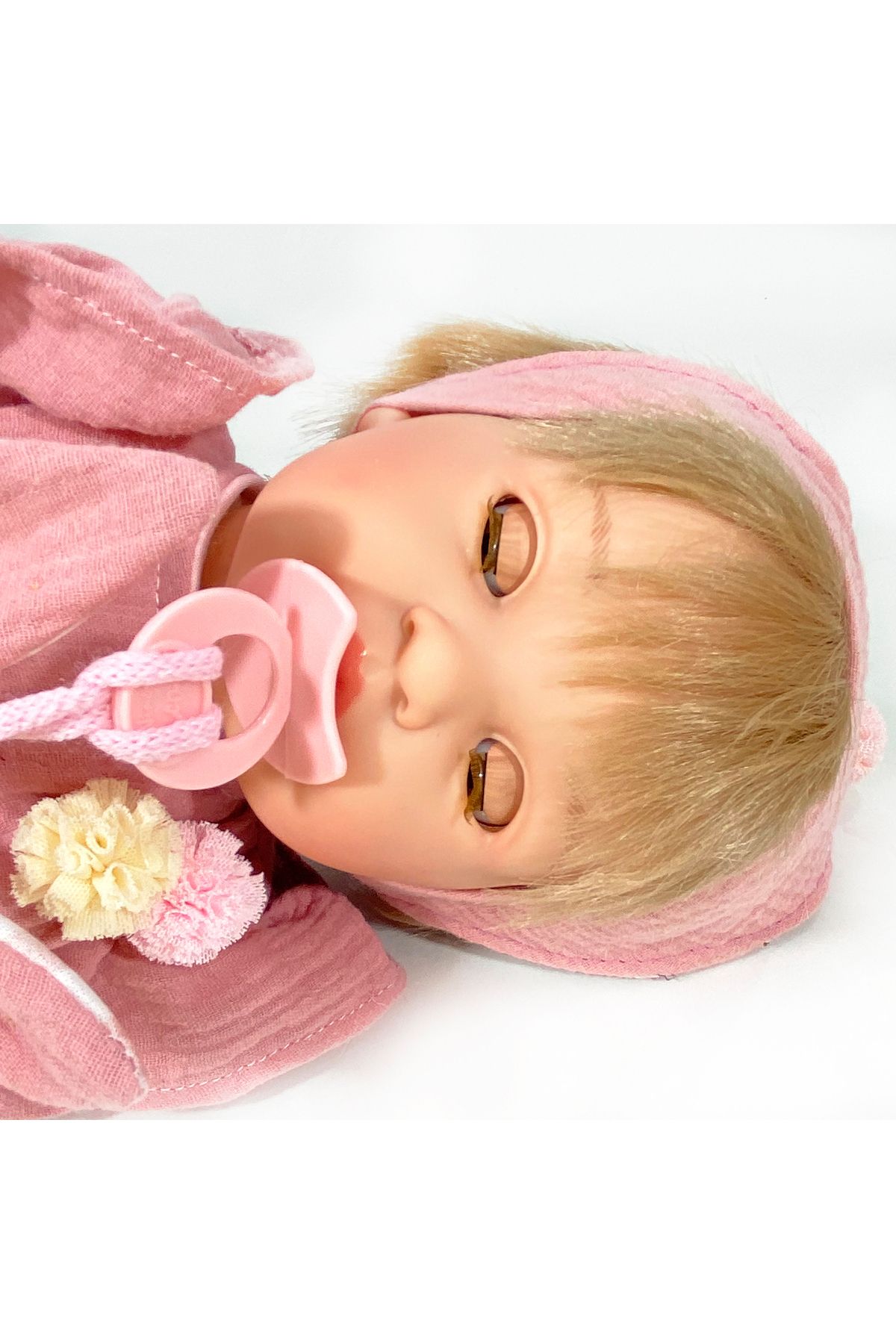OEM-Papusa Nines D'Onil, Noa Rosa, blonda, cu sunete, cu rochie roz, cu miros de vanilie, 45 cm 2