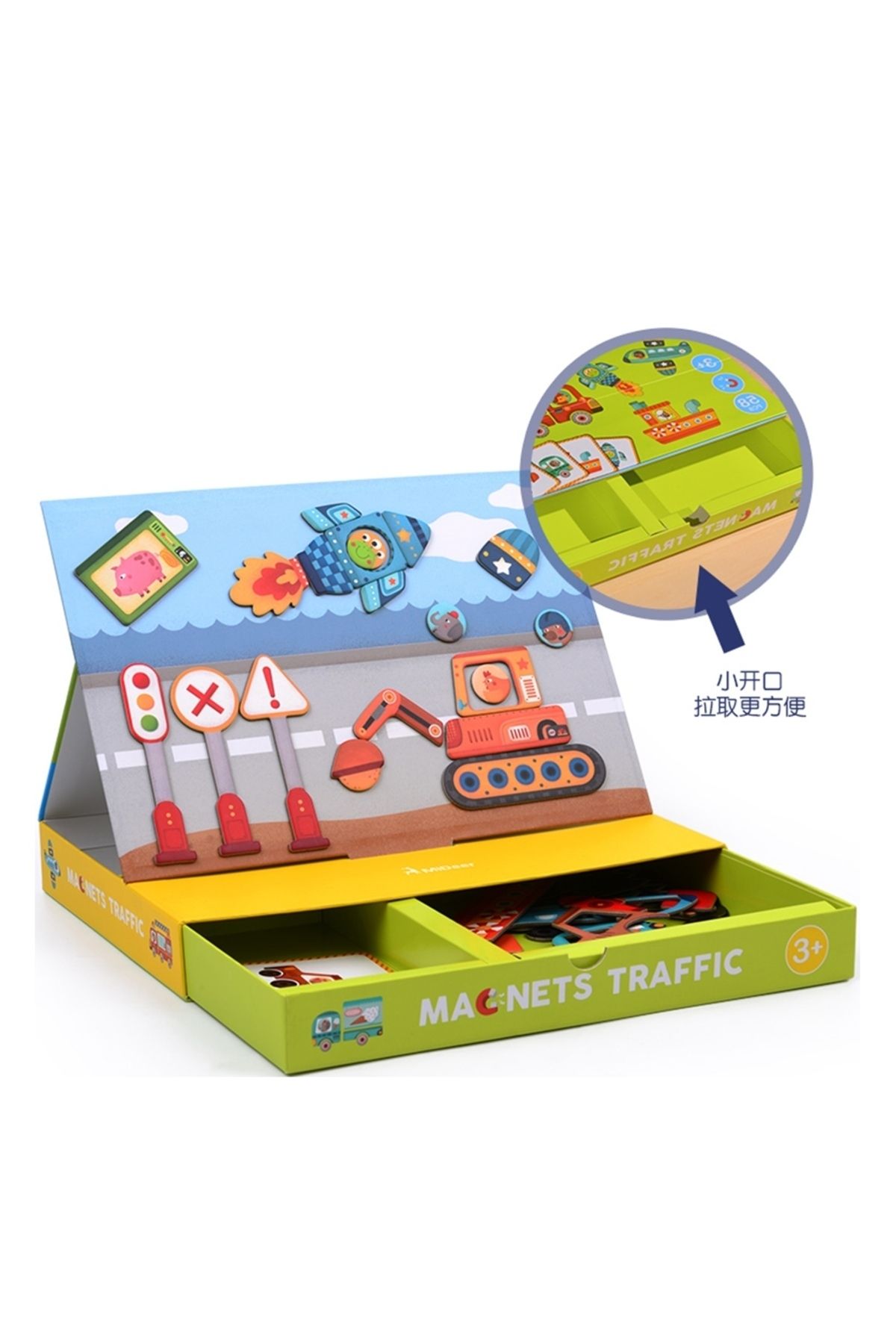 Mideer-Joc de trafic magnetic 2