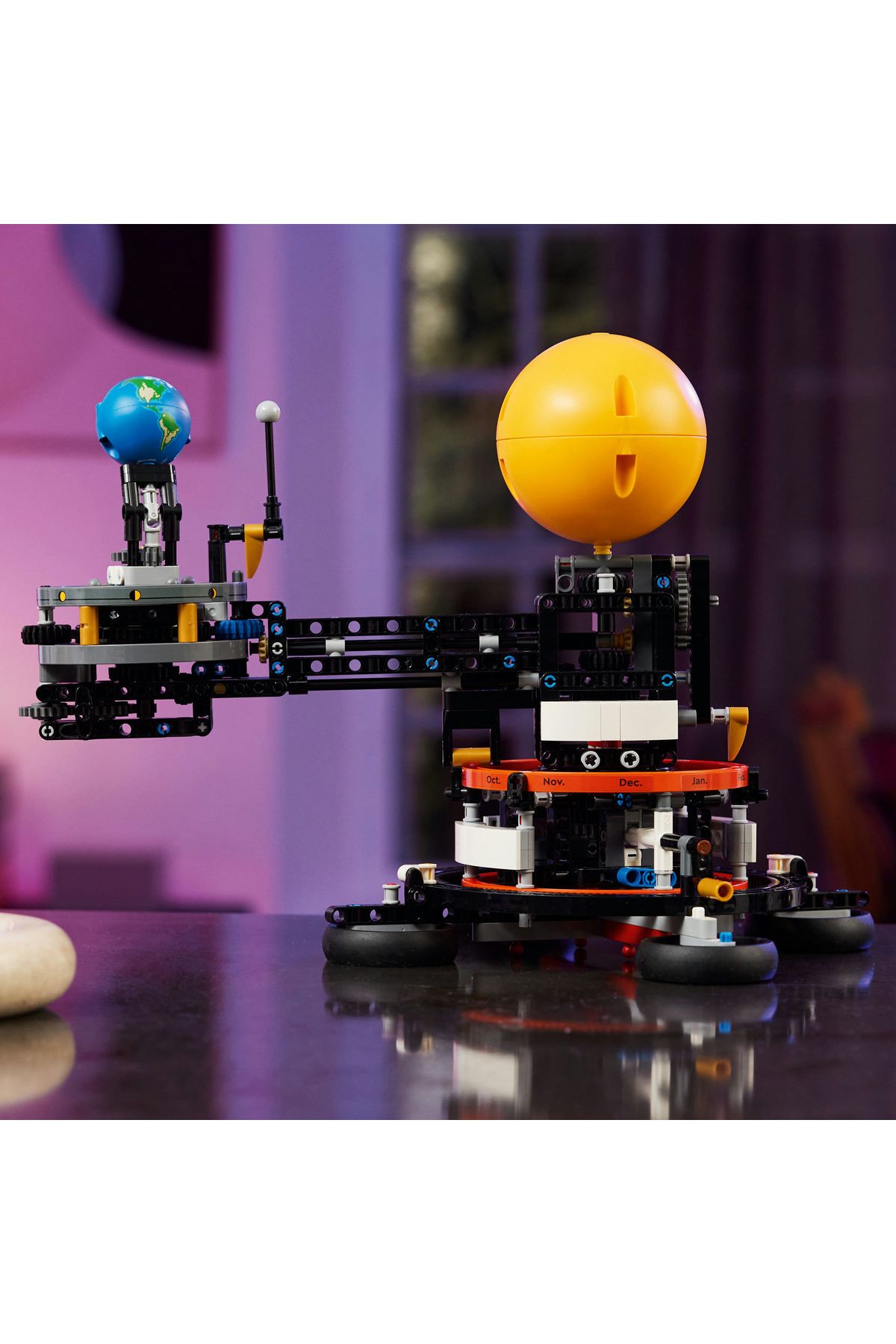 LEGO-Technic 42179 Traiectoria Pământului și a Lunii - Set de construcție cu 526 de piese pentru vârste de la 10 ani în sus 5