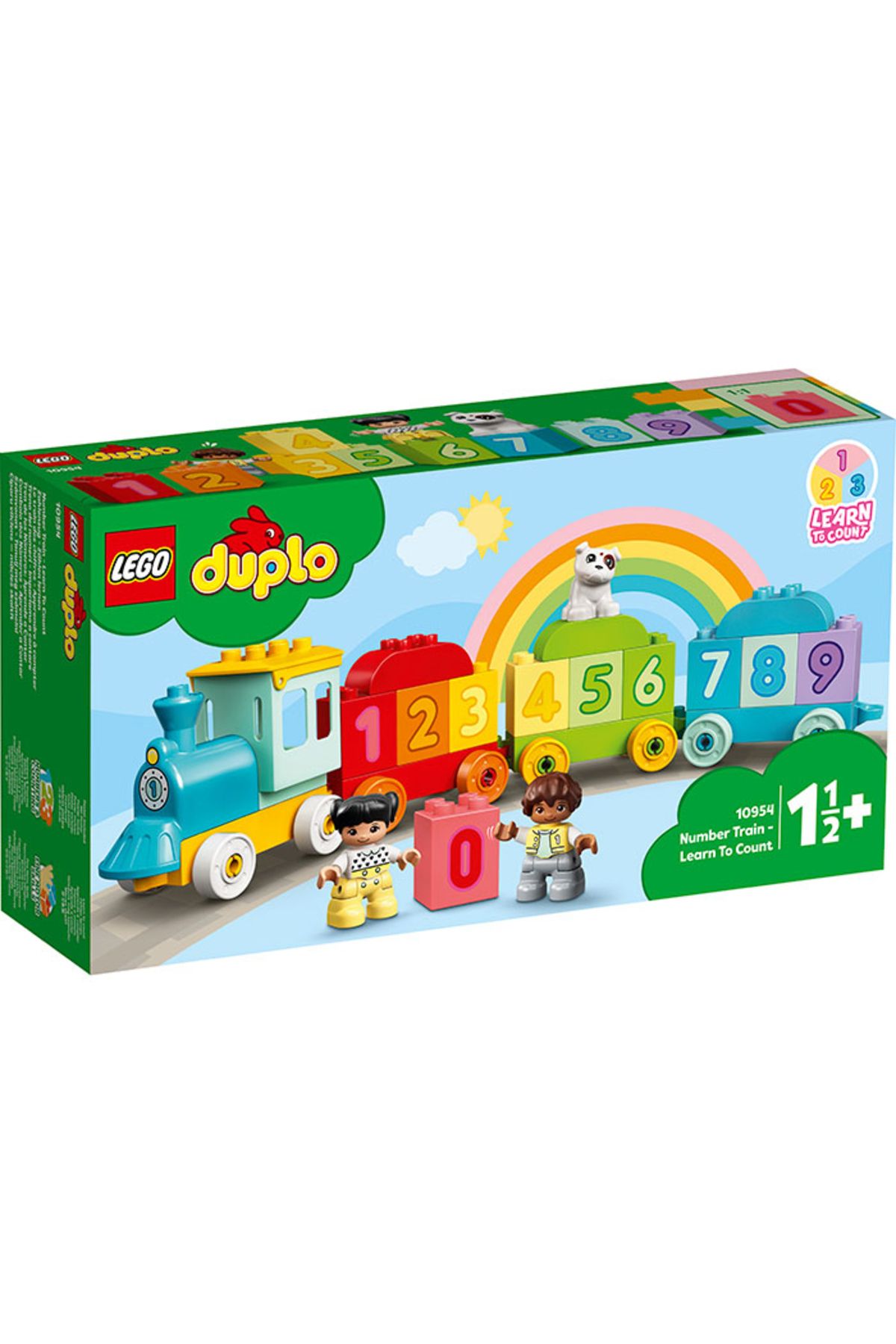 LEGO-® Duplo® Trenulețul Primelor Numere - Învață să Numeri 10954 - Set de Construcție pentru Copii Mici (23 PIESE) 4