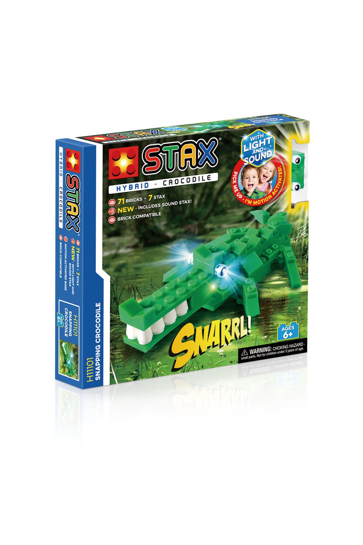 OEM Jucarie - Seturi De Constructie Cu Lumini Si Sunete Stax - Crocodil - One Size