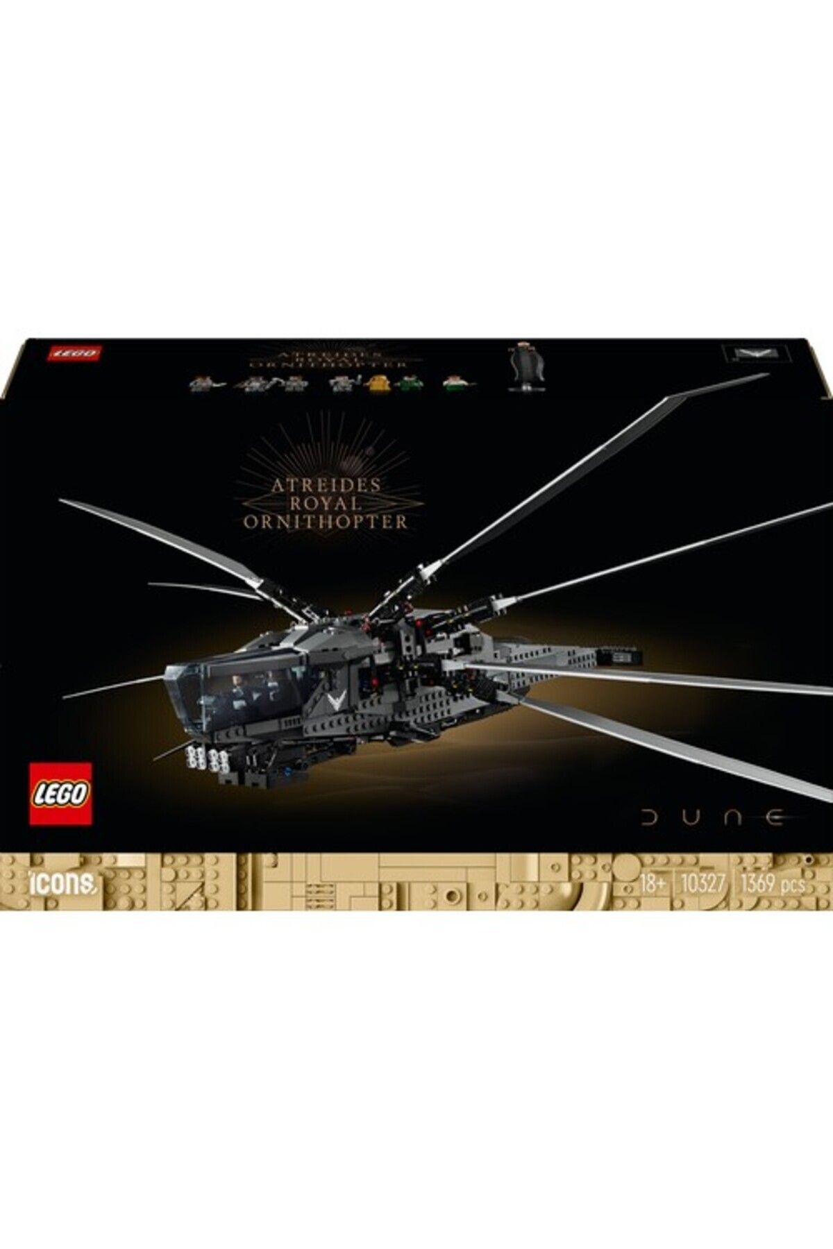 LEGO-® Icons Dune Atreides Royal Ornithopter Set 10327 3