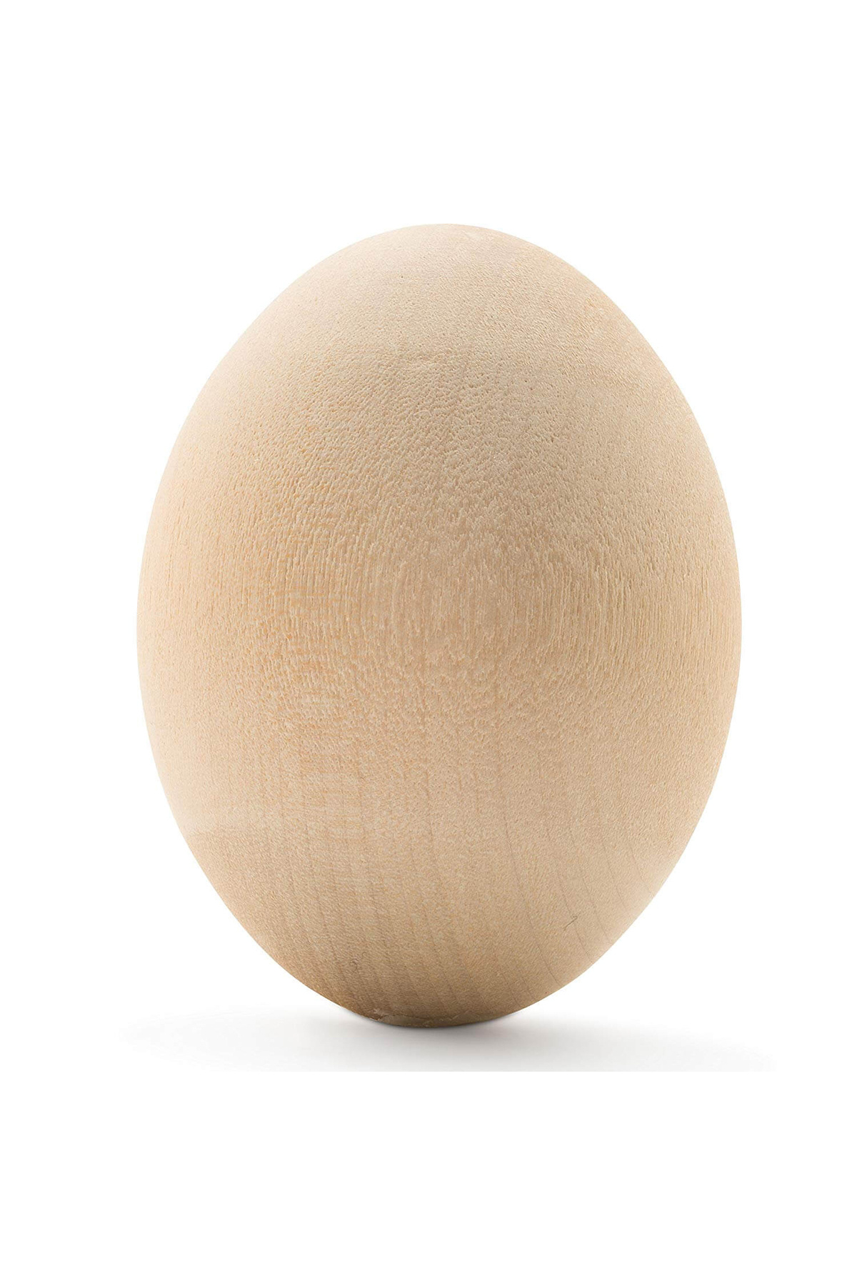 Micostore-Natural Wooden Egg, From A Hen, For Painting And Decorating, Easter Eggs, With Defects 2