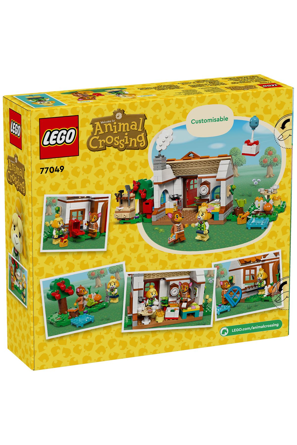 LEGO-Animal Crossing Isabelle Construction Set For Home Visit 77049 - 6 Years Old And Up (389 PIECES) 6