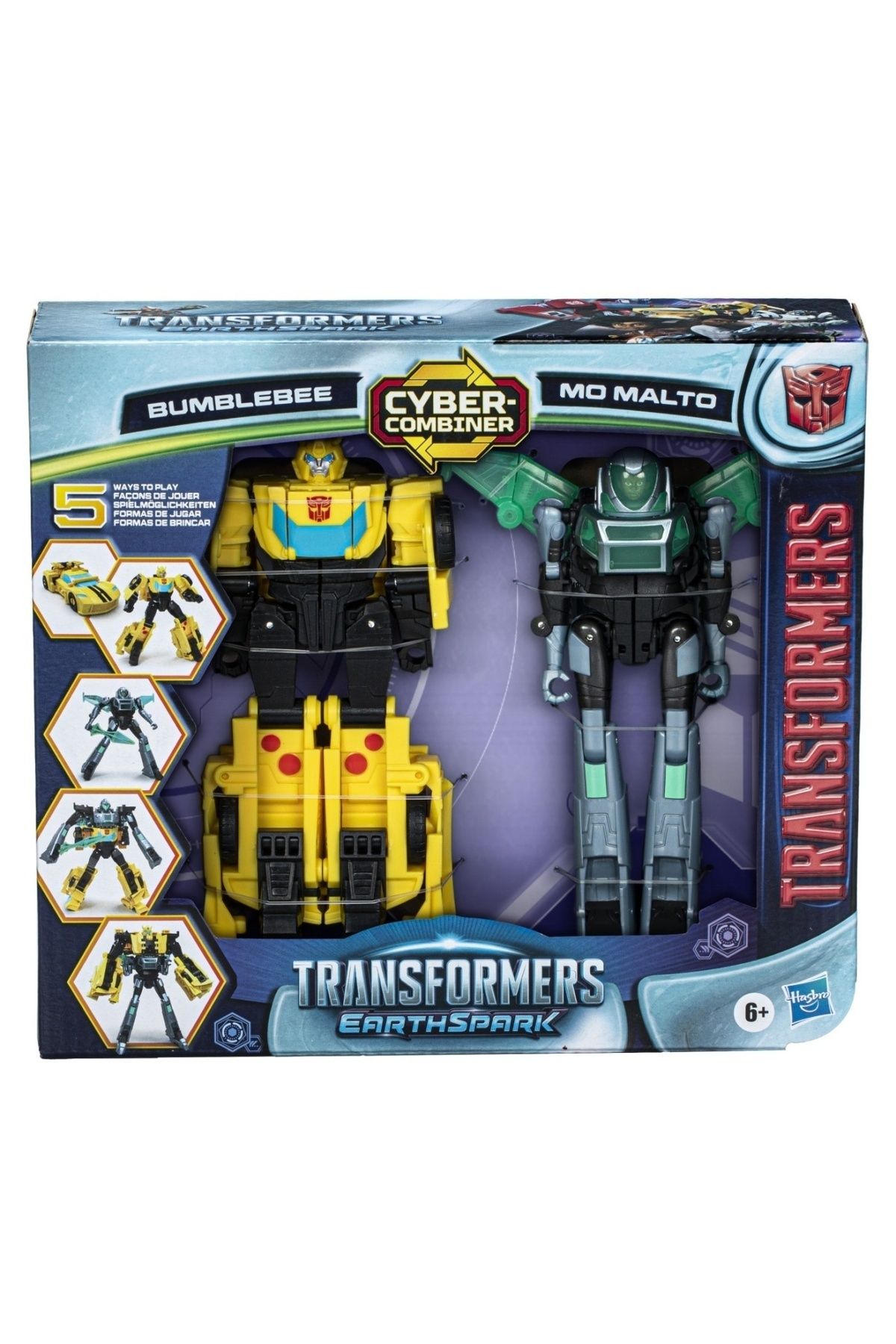 Hasbro-TRANSFORMERS EARHSPARK SET 2 FIGURINE BUMBLEBEE SI MO MALTO 1
