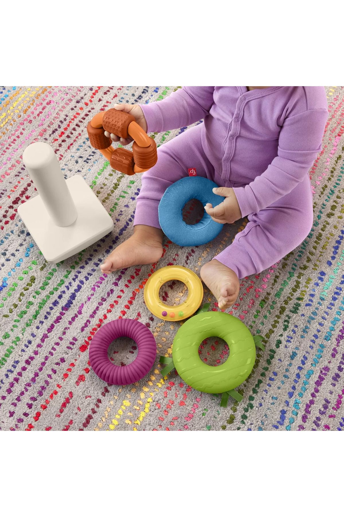 FISHER PRICE-Piramida, Jucarie de stivuit, sortat si motricitate bebelusi, Fisher Price 3