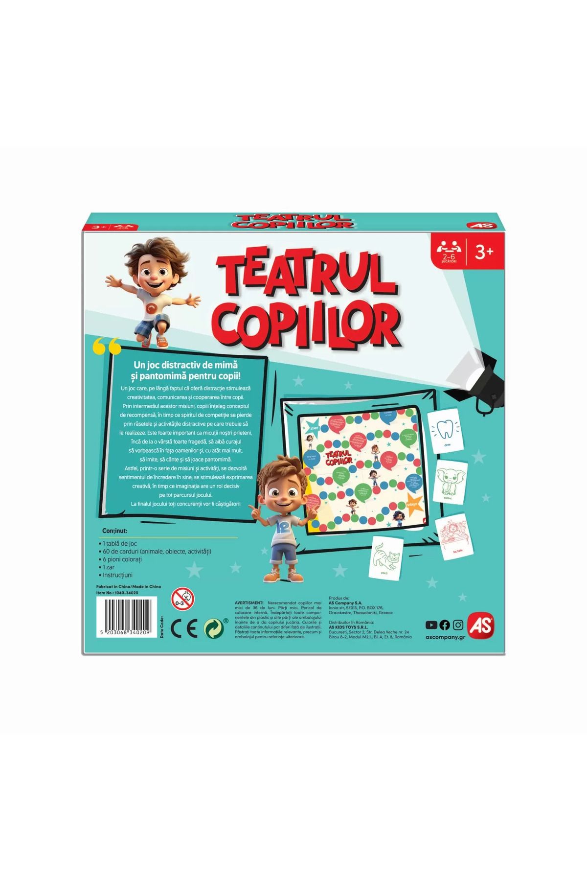 As-Teatrul copiilor, Joc de mimă și de societate, 3 ani+ 5