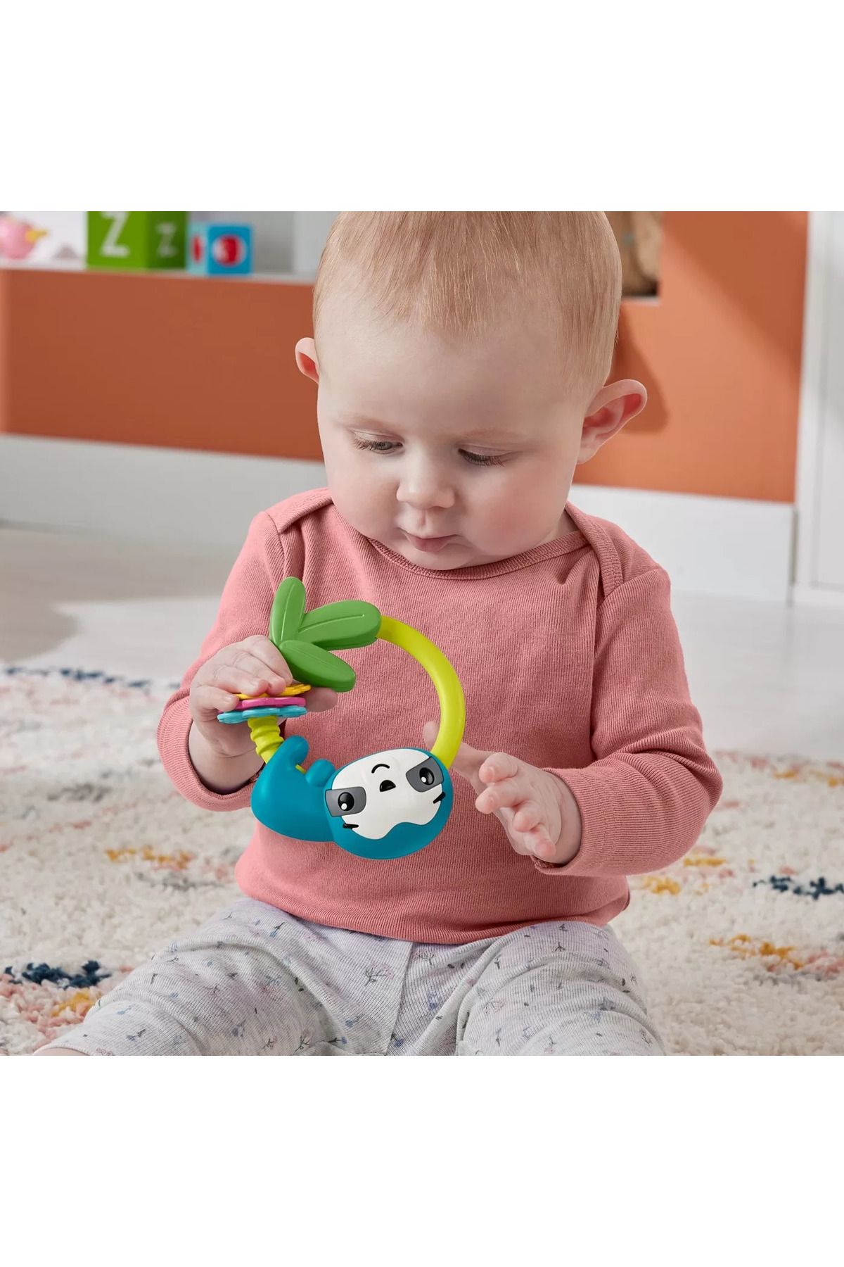 mattel-Fisher Price Lazy Rattle Toy 4