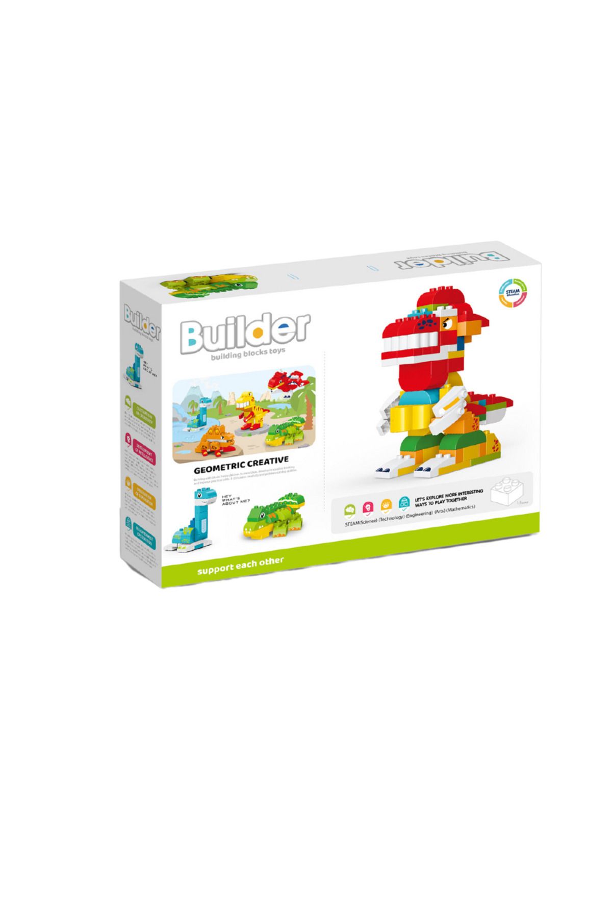 Bufnitel-Joc De Constructie Steam - Dinozauri (135 PIESE) 3