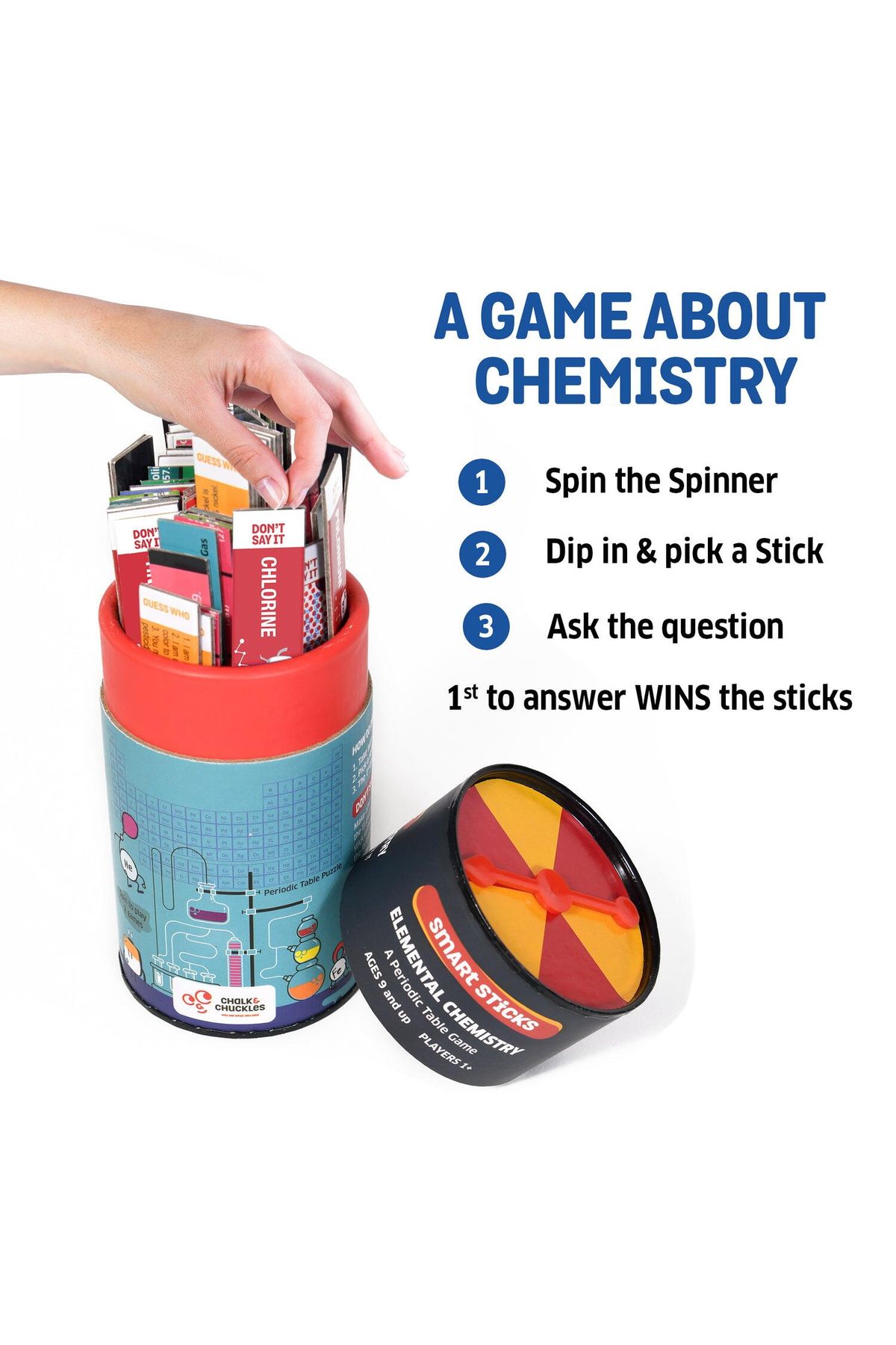 Chalk and Chuckles-Smart Sticks Game - Periodic Table of Elements 4