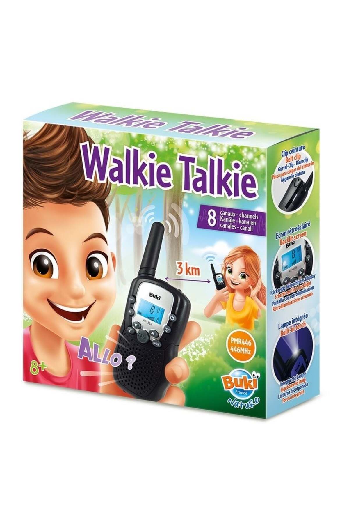 Buki France Walkie Talkie - Sistem Emisie Receptie Pentru Copii - One Size