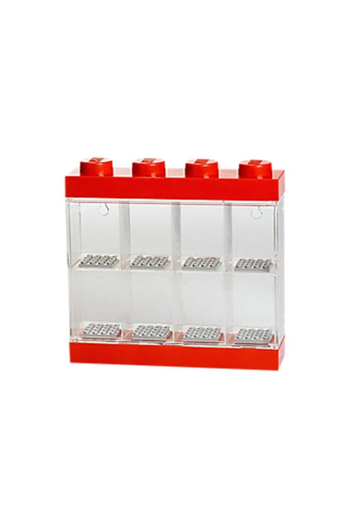 LEGO Cutii De Depozitare Cutie Roșie Pentru 8 Minifigurine - One Size