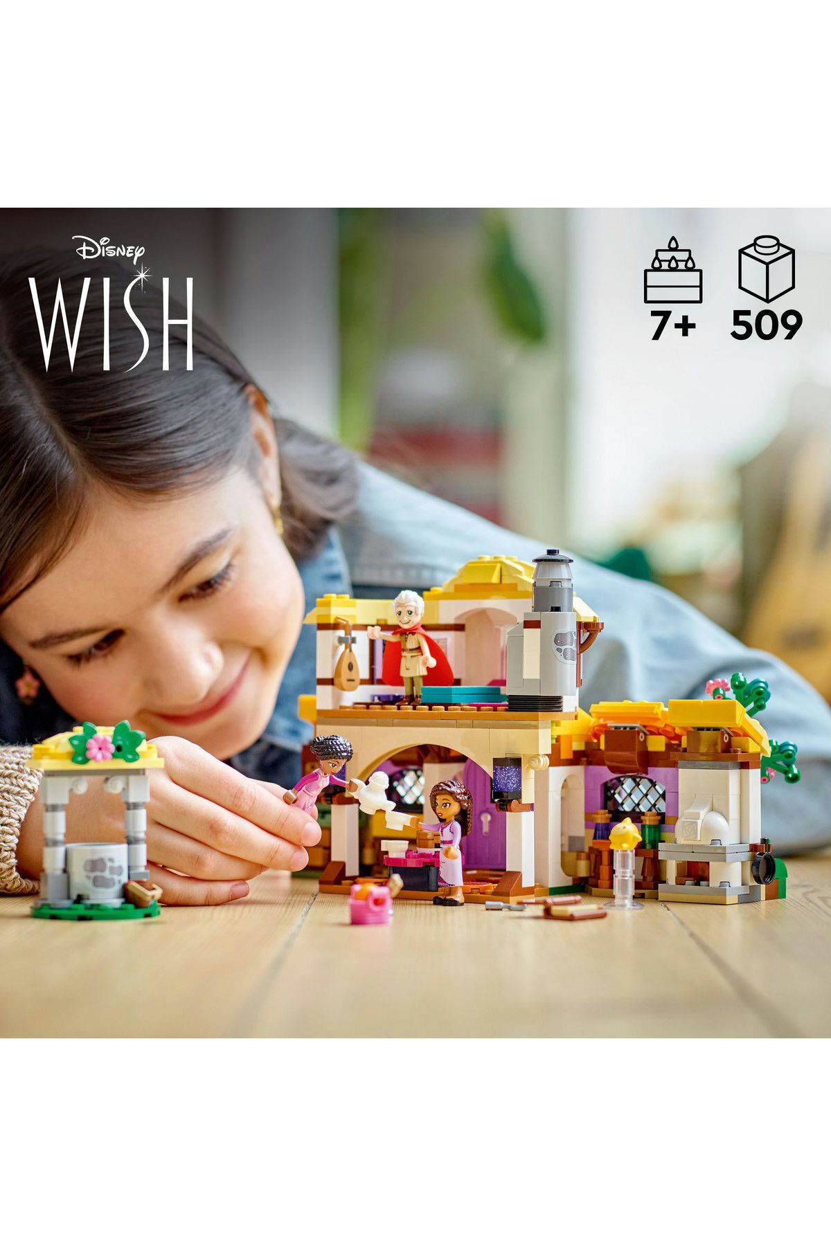 LEGO-® مجموعة ألعاب ديزني آشا هاوس 43231 - مجموعة ألعاب إبداعية للأطفال من سن 7 سنوات فما فوق (509 قطعة) 5