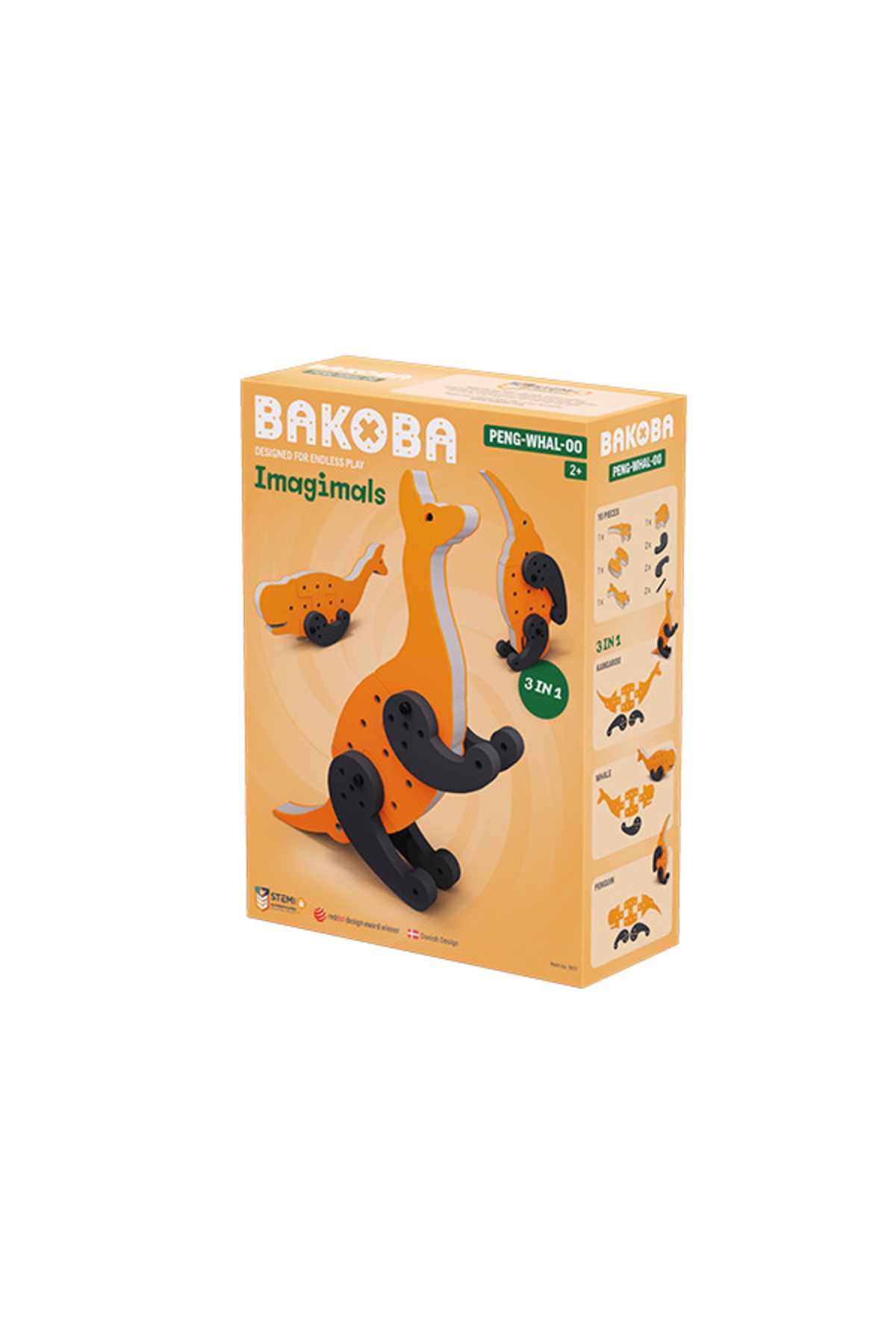 Bakoba Joc De Construit Cu Blocuri De Spuma Pengwhaloo, - One Size