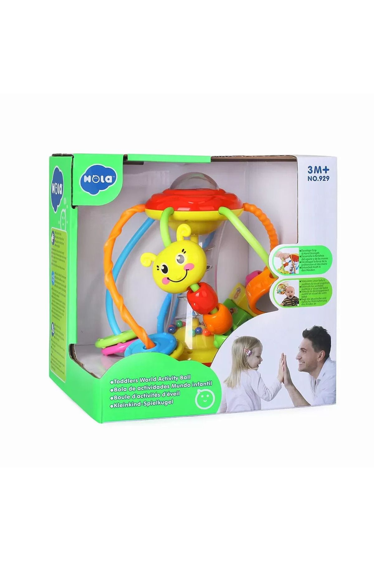 Hola Jucarie Motrica Minge Cu Activitati - One Size