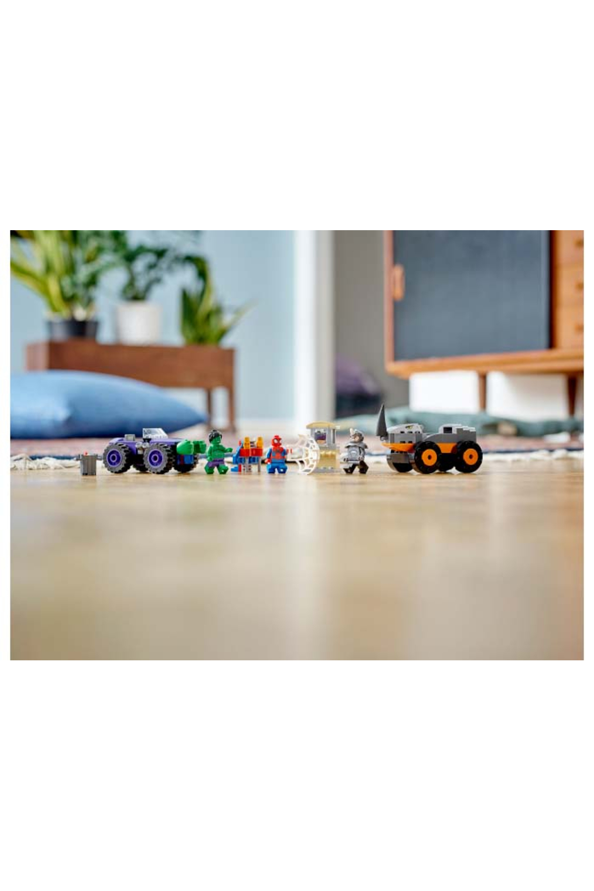 ® مارول مرد عنکبوتی و دوستان شگفتانگیزش هالک در برابر گوزنماهی کامیون ۱۰۷۸۲ (۱۱۰ قطعه)