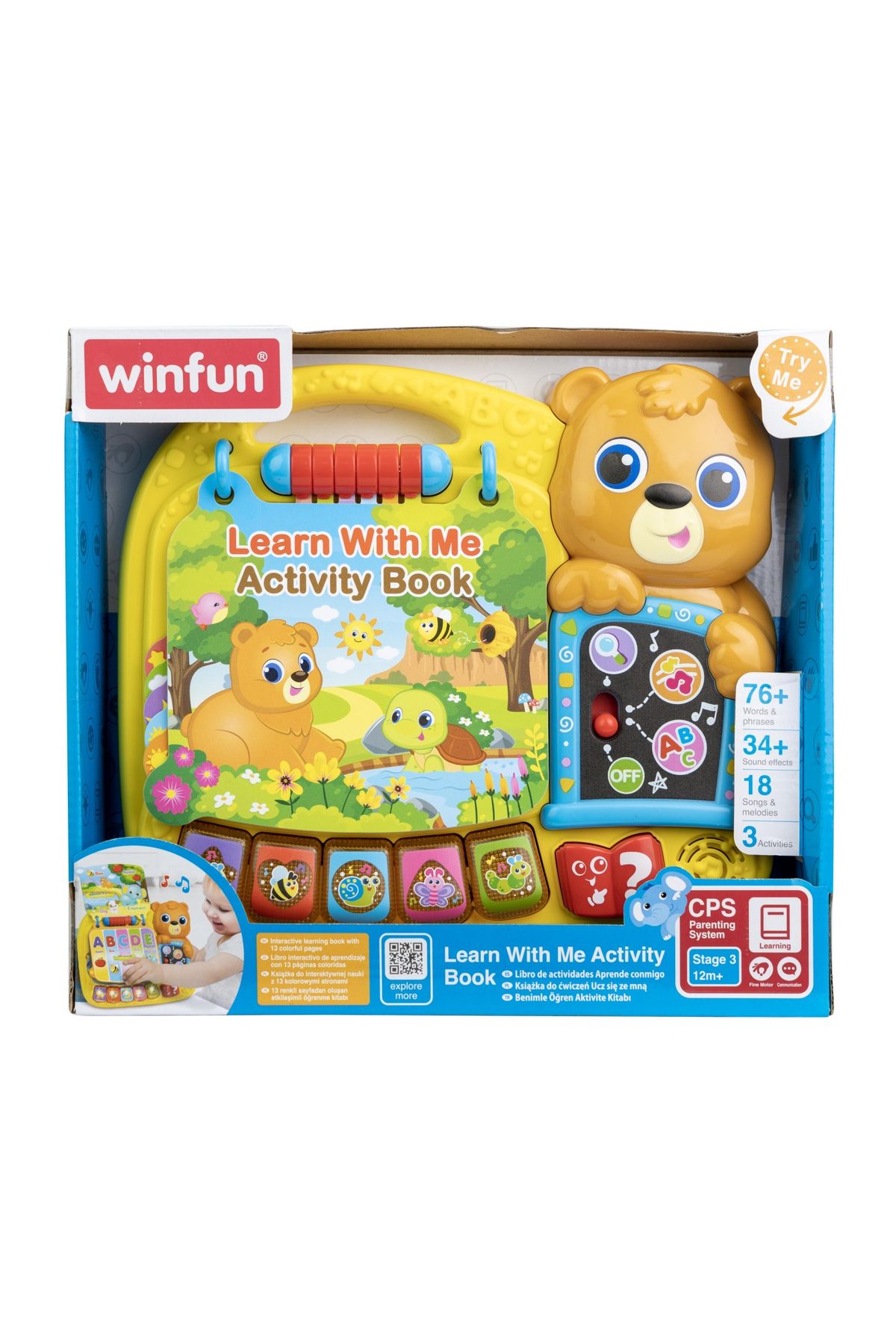 WINFUN Carticica De Activitati Pentru Bebelusi, Winfun - Mărime unică