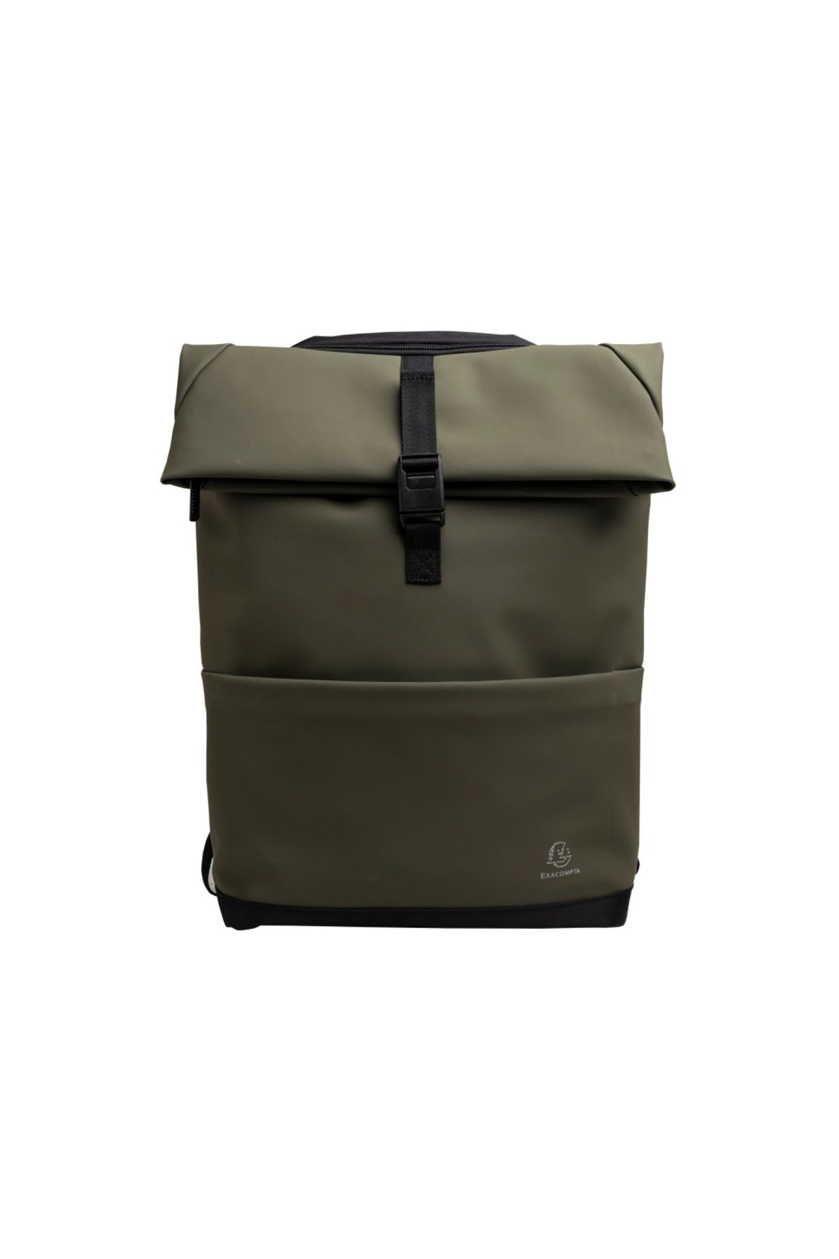 Exacompta-15.6" Laptop Backpack, Modern Design, With 2 Large Pockets, Khaki Color 1