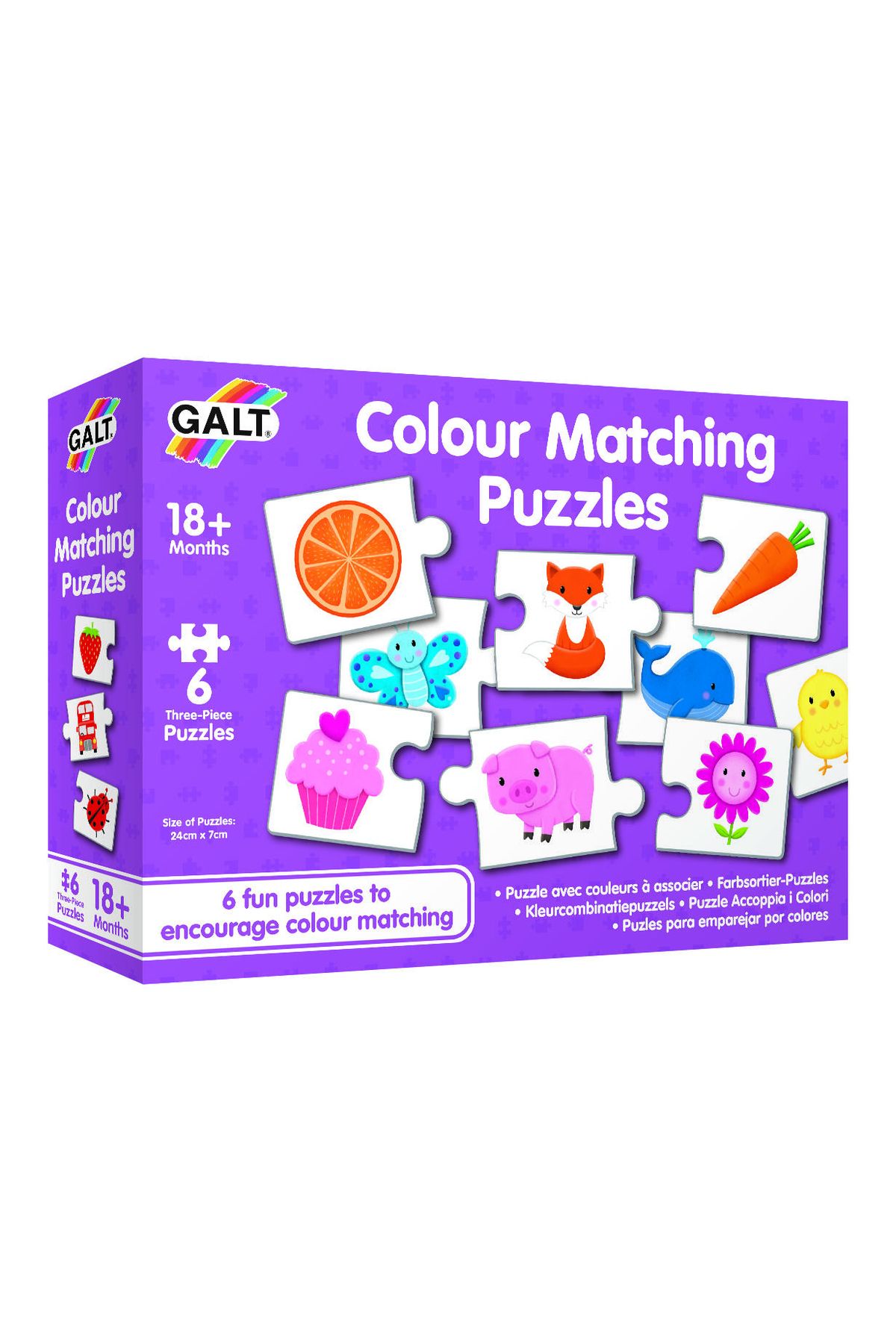 Galt-Set Of 6 Puzzles - World of Colors 2
