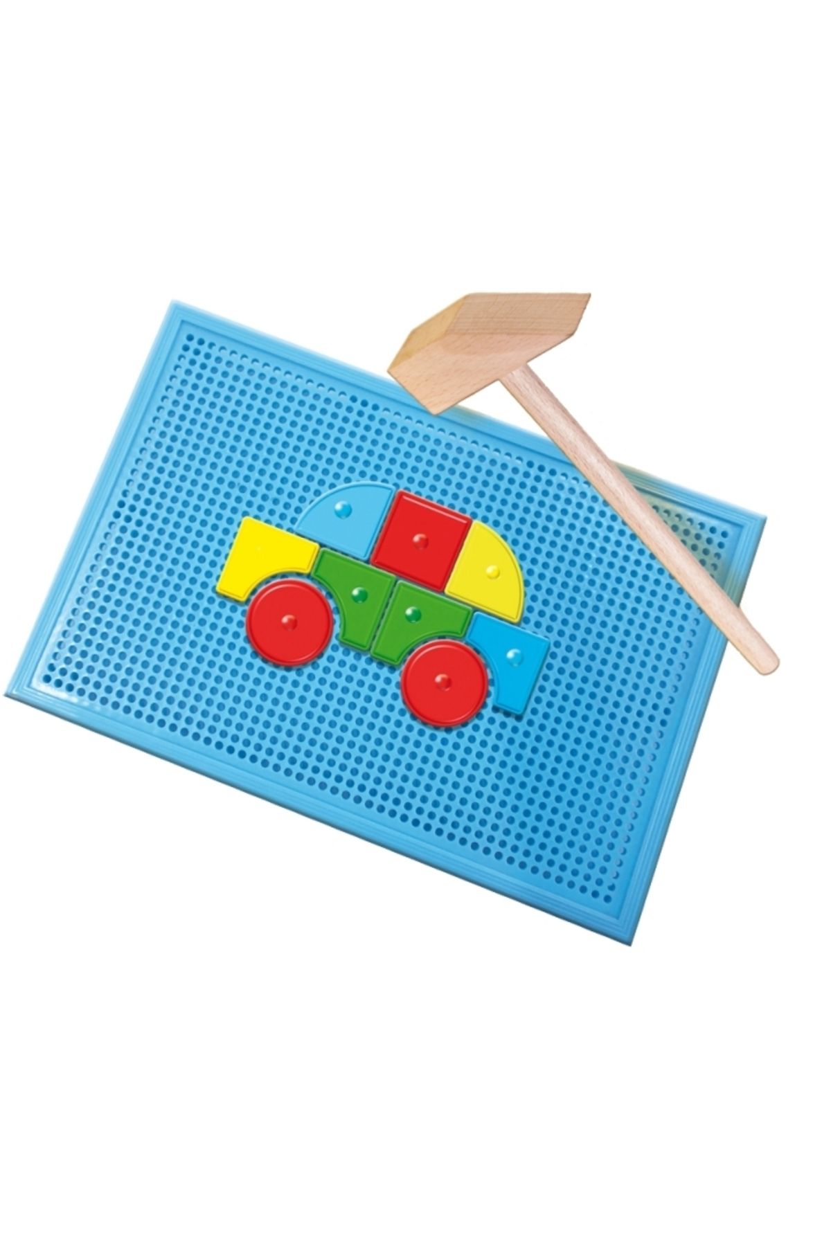 SES Creative-Set creativ cu forme din plastic si ciocan 2