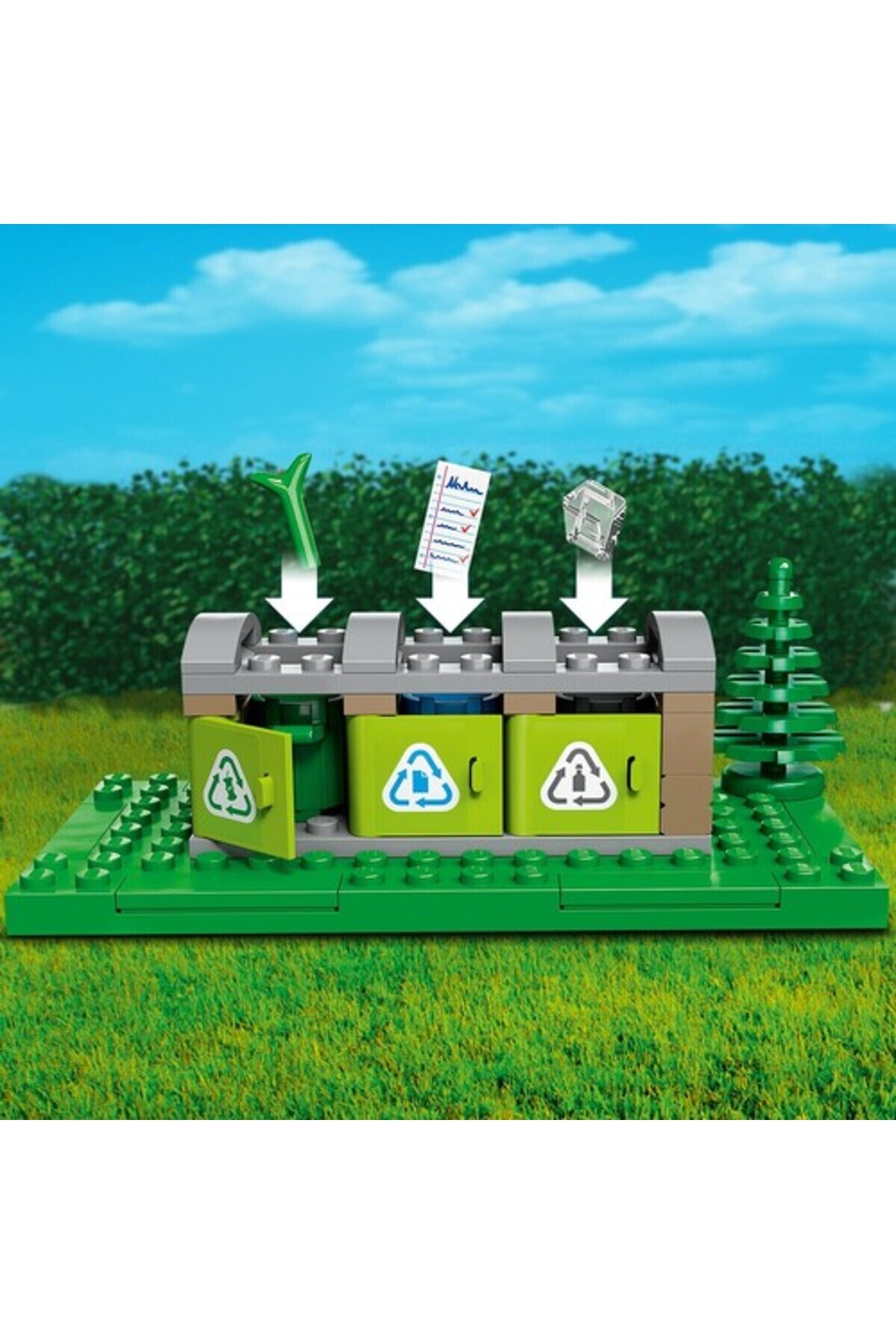 ® کامیون بازیافت شهری 60386 – مجموعه ساختنی اسباب‌بازی برای کودکان ۵ سال به بالا (۲۶۱ قطعه)