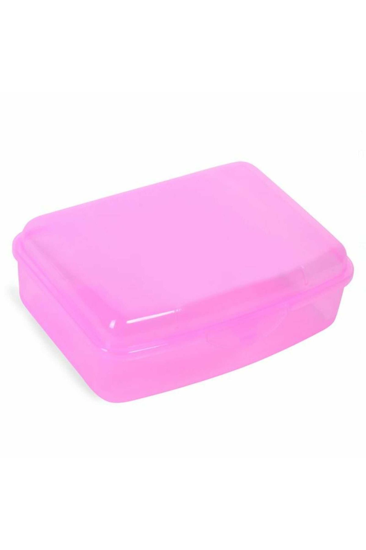 Micostore Caserola Pentru Alimente, Capac Cu Clema De Inchidere, Plastic, Roz, 1.35l, Cutie Mancare Pranz - One Size