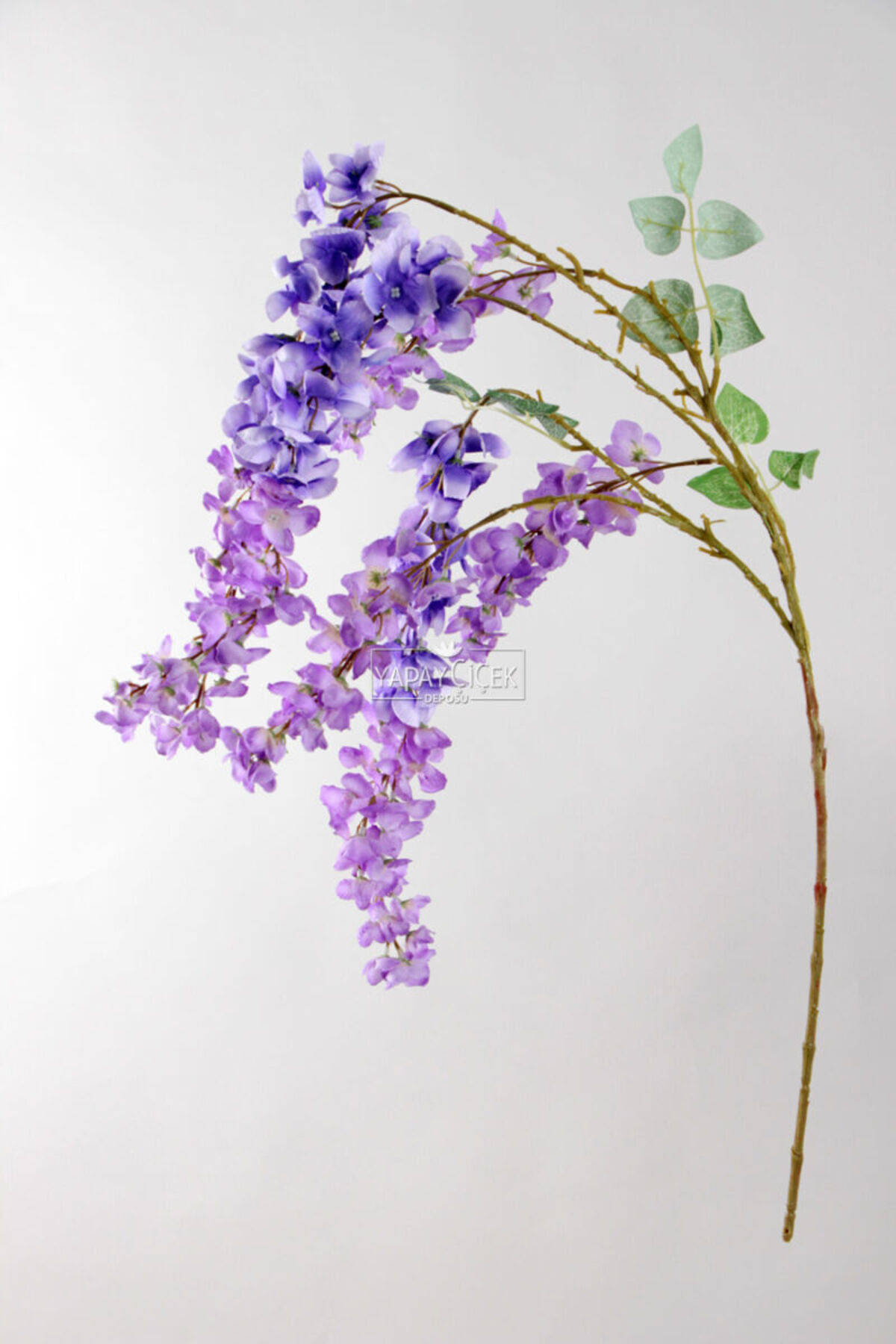 Artificial Flower 6-Piece Pendant Hyacinth 110 cm Purple