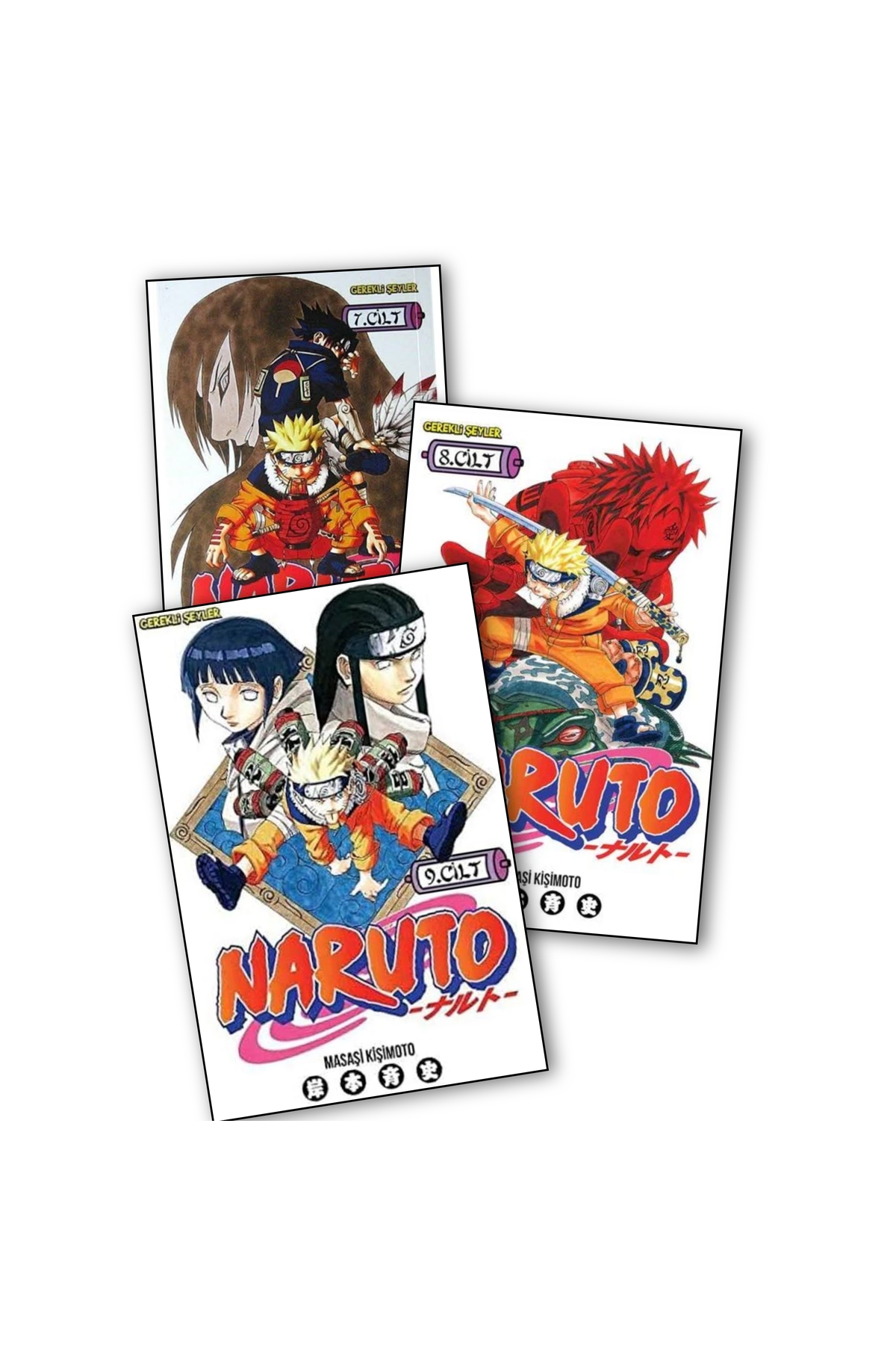 Gerekli Şeyler Yayıncılık Naruto 7-8-9. Ciltler Manga Seti