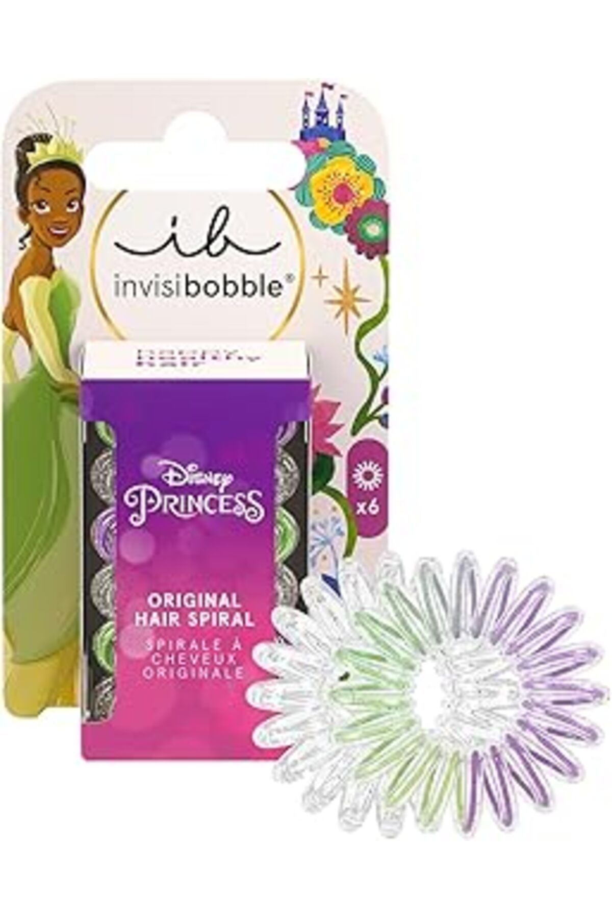 Mu Art Invisibobble Kids Original Disney Tiana 6'Lı Saç Tokası