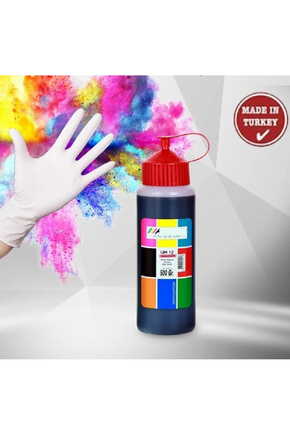 cartridgegate ÜNİVERSAL KIRMIZI MUADİL MÜREKKEP 500 ML