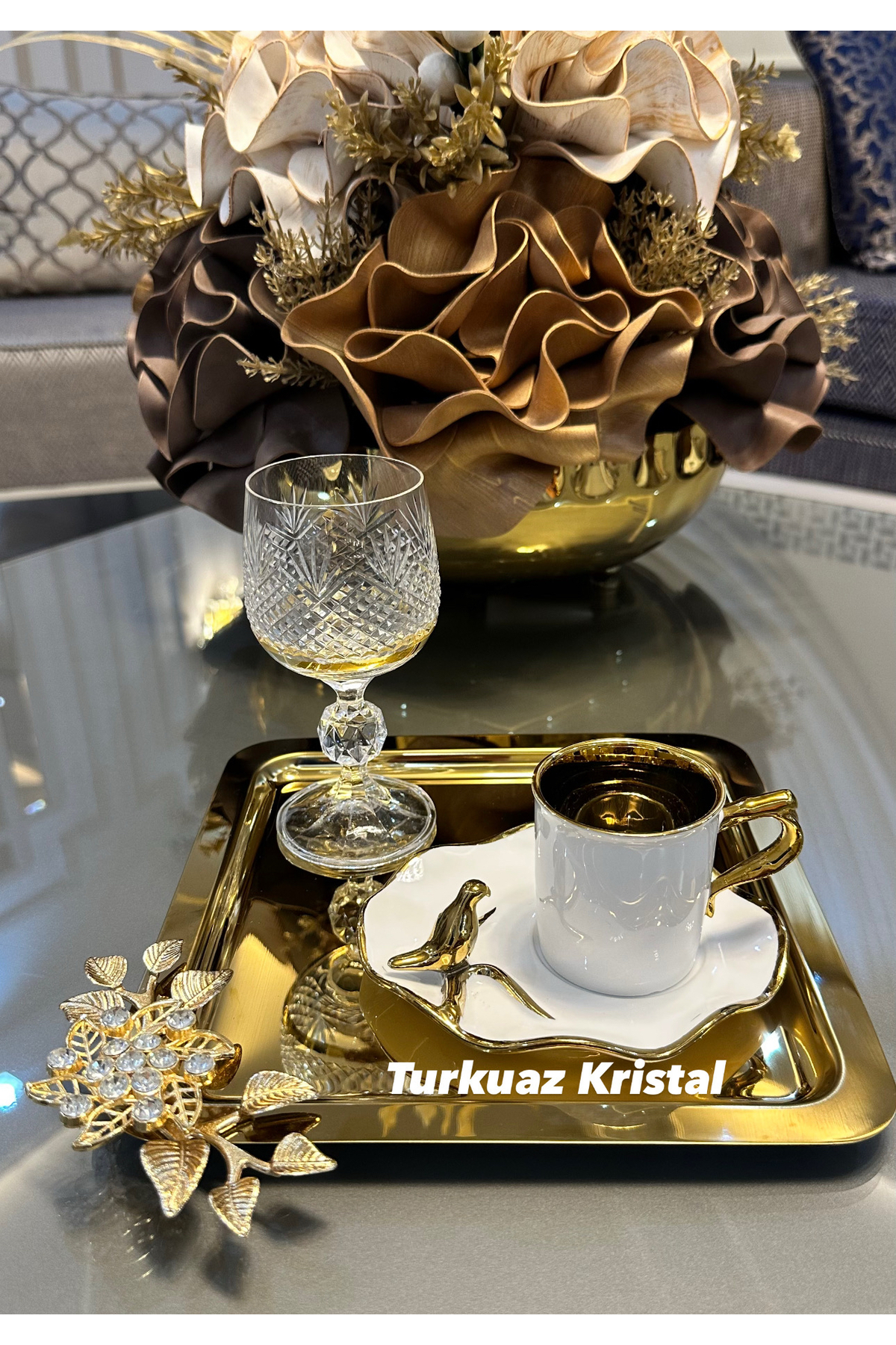 Vakıf home 6 Kişilik Acar Porselen Ornitto Kuşlu Kahve Fincan Takımı ...