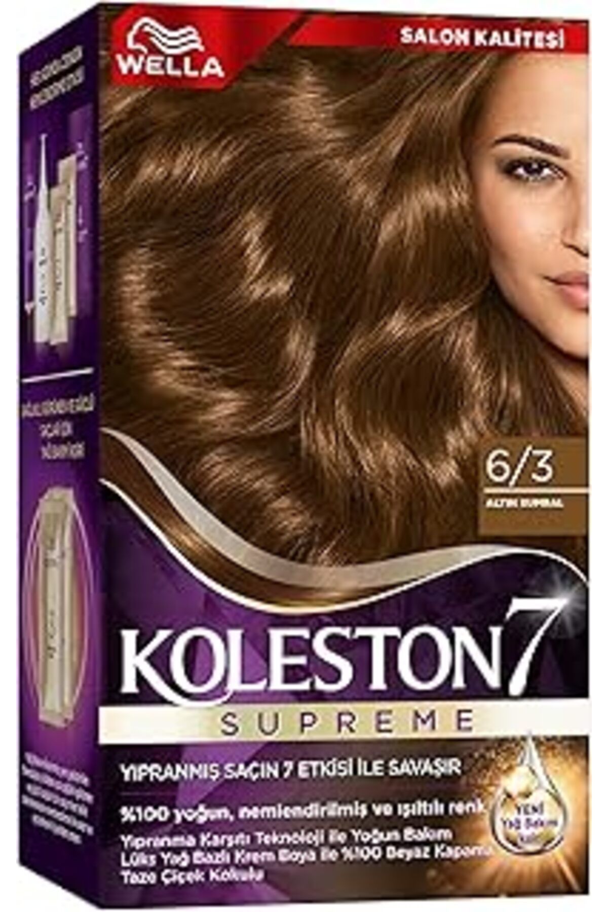 Qedii Wella Koleston Supreme Kit 6/3 Altın Kumral
