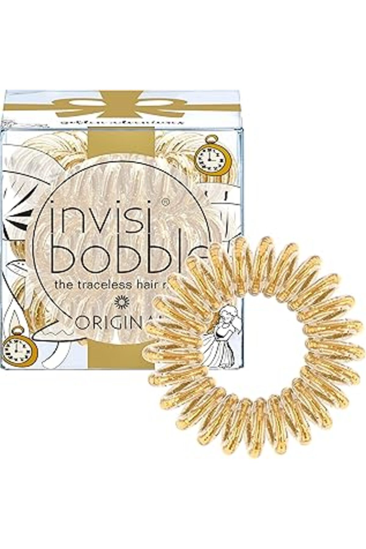 Qedii Invisibobble Original Golden Adventure 3’Lü Saç Tokası