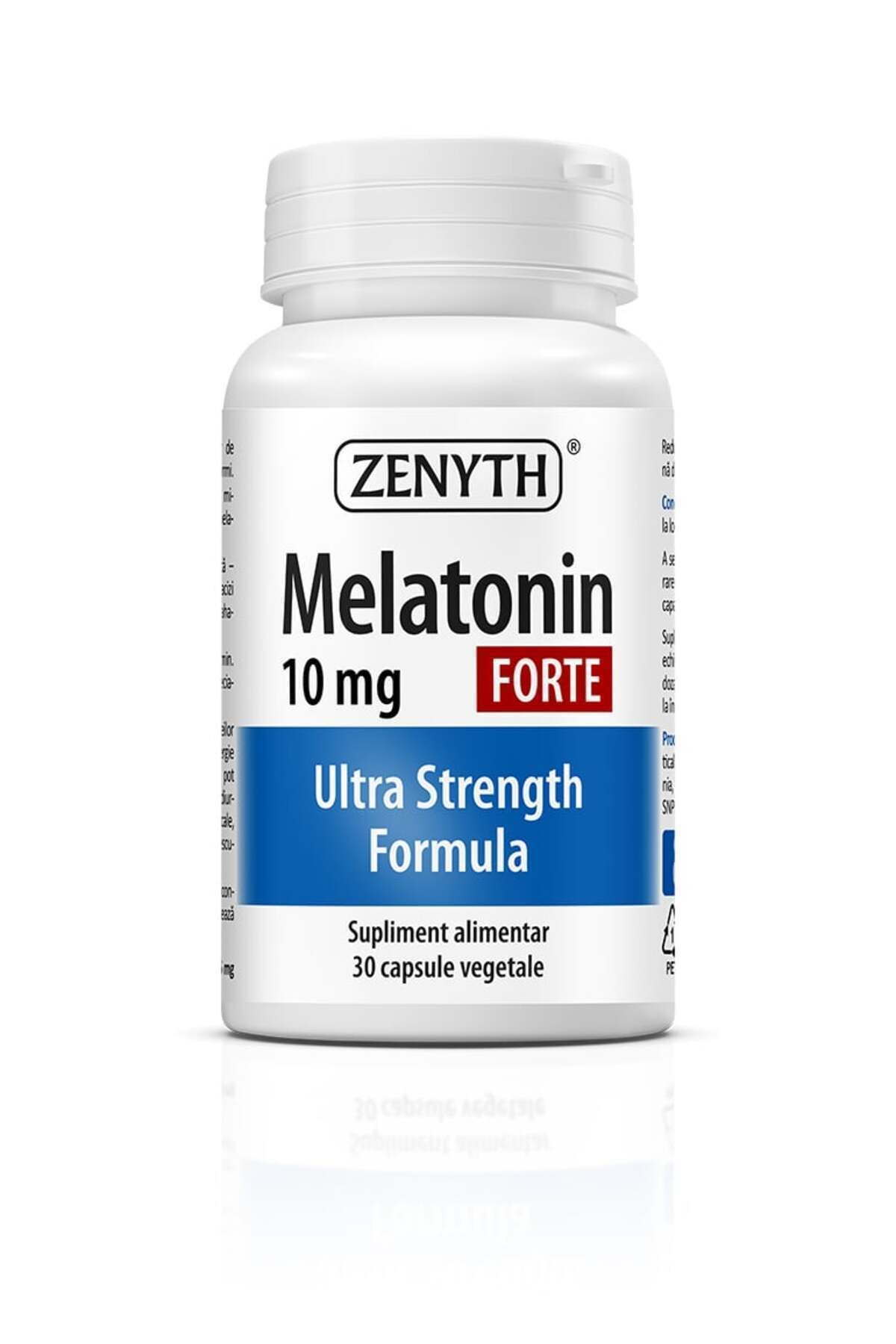 ZENYTH Melatonina Forte 10 Mg, 30 Capsule, Insomnii Si Intarirea Imunitatii, Zenyth - One Size