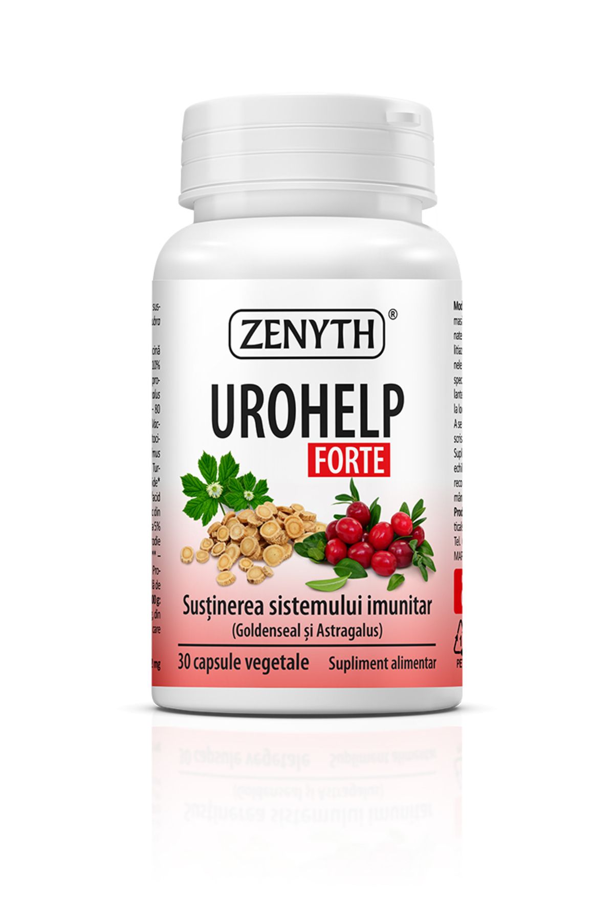 ZENYTH Urohelp Forte, 30 Capsules, Acute Or Recurrent Urinary Tract Infections, - One Size