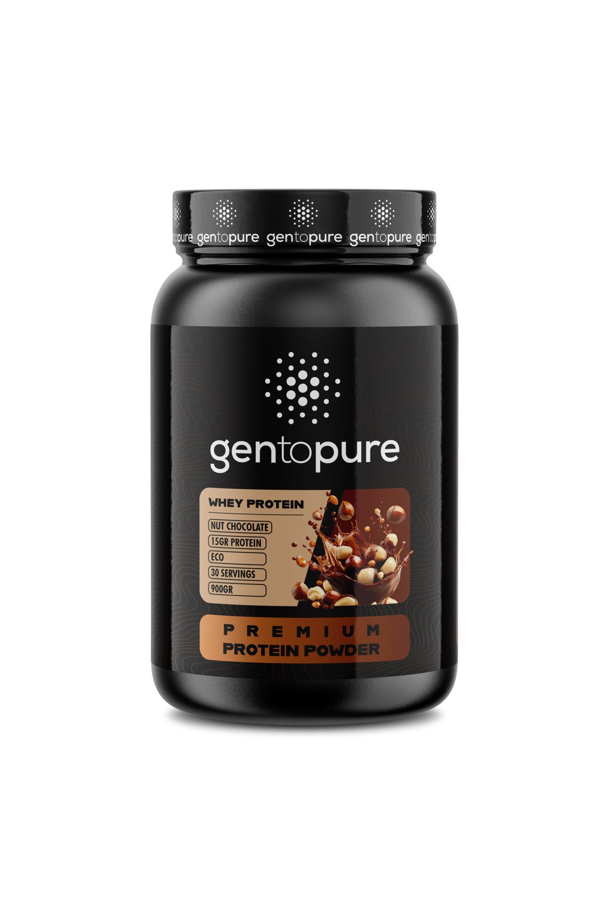 Gentopure WHEY - ECO - 900G ( FINDIK )