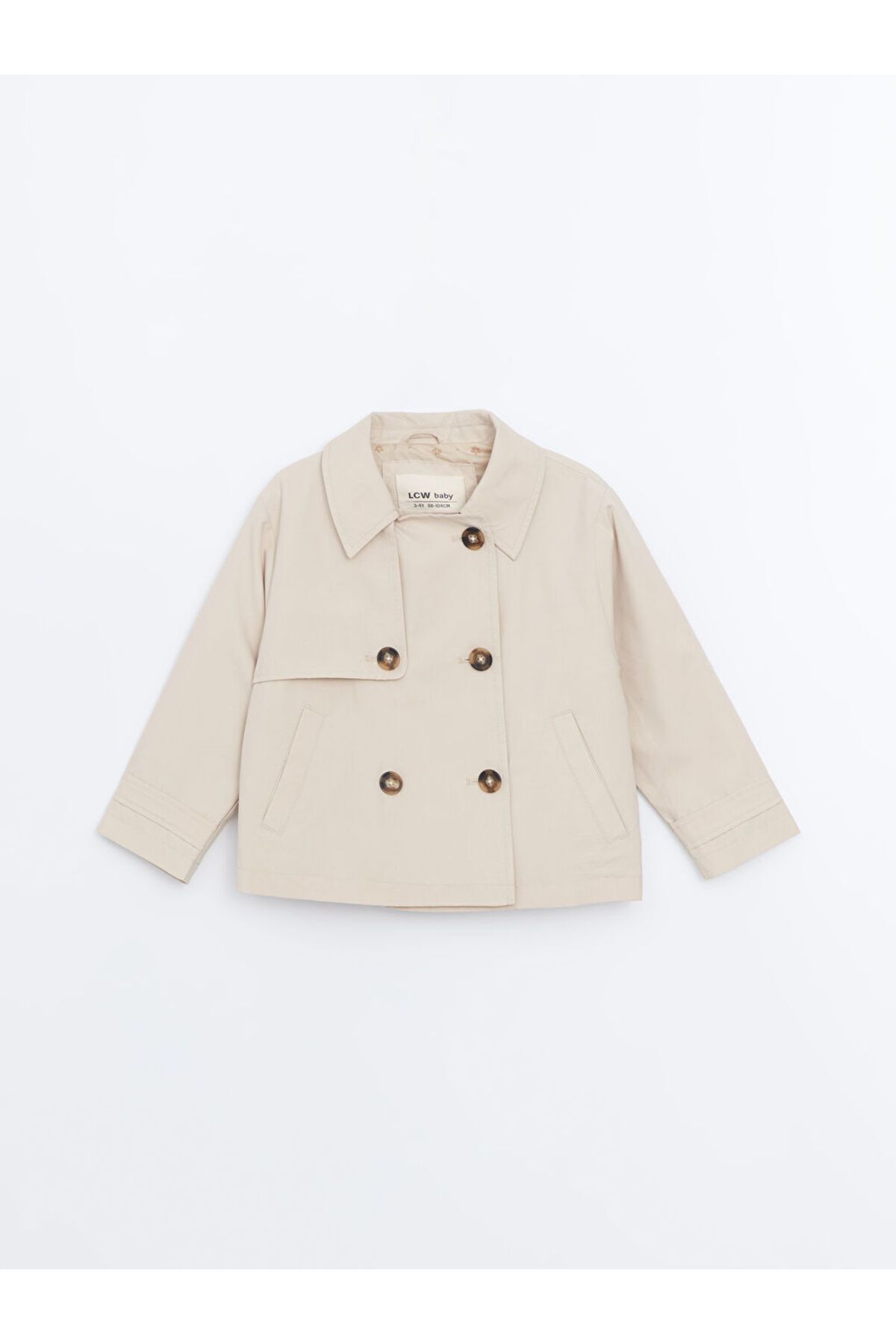 LC Waikiki-Lcw Shirt Collar Girl's Coat 3